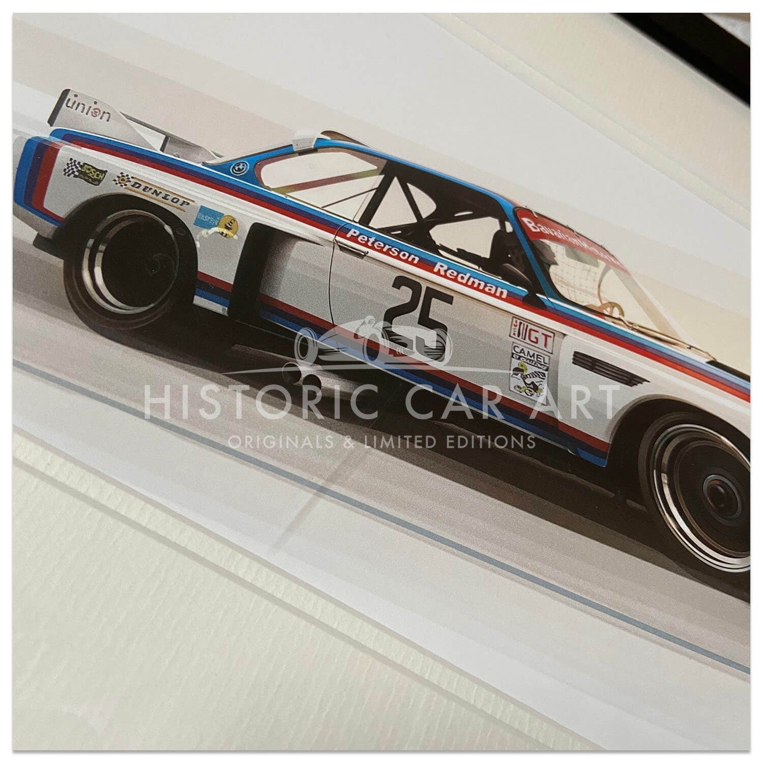 1975 BMW 3.5 CSL IMSA | Art Print | Sale