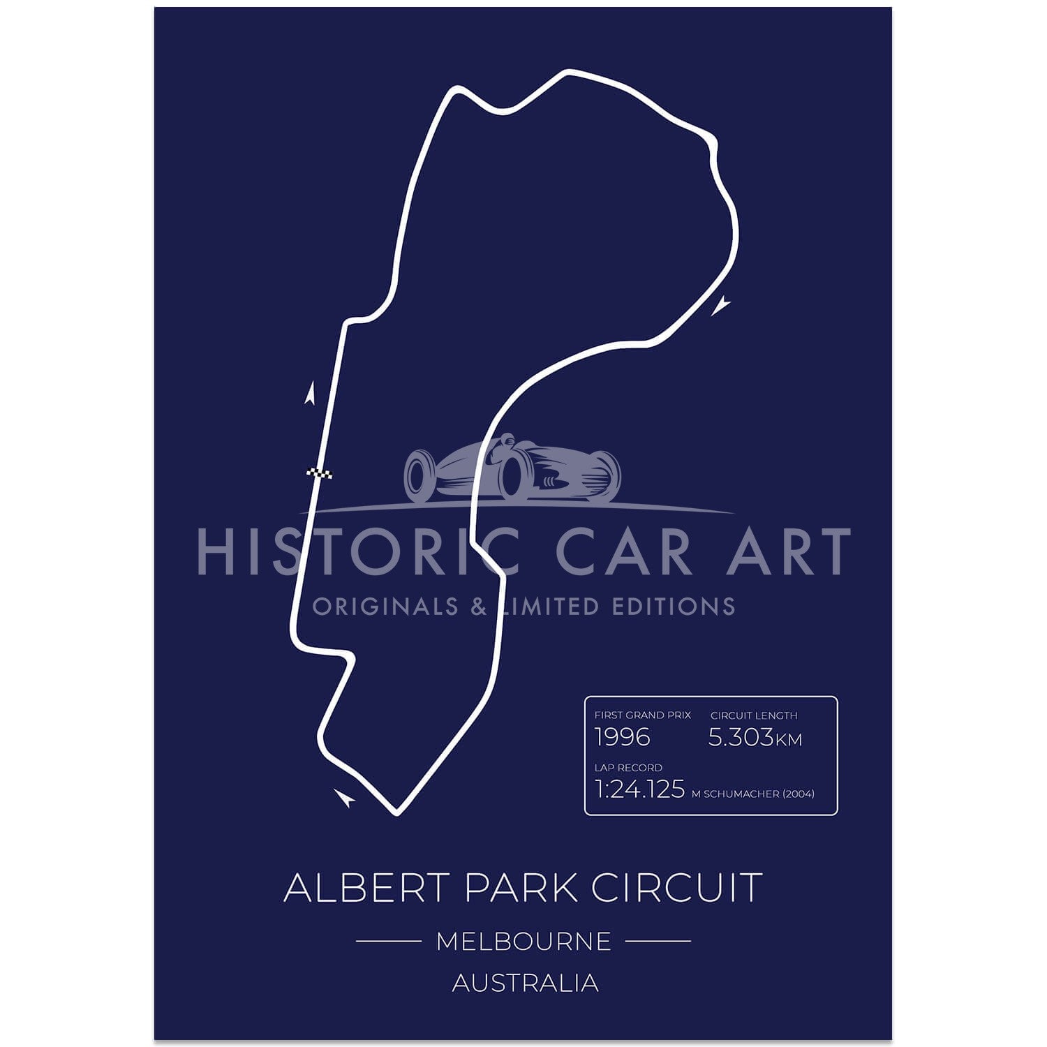 Albert Park Grand Prix Circuit | Australia | Poster