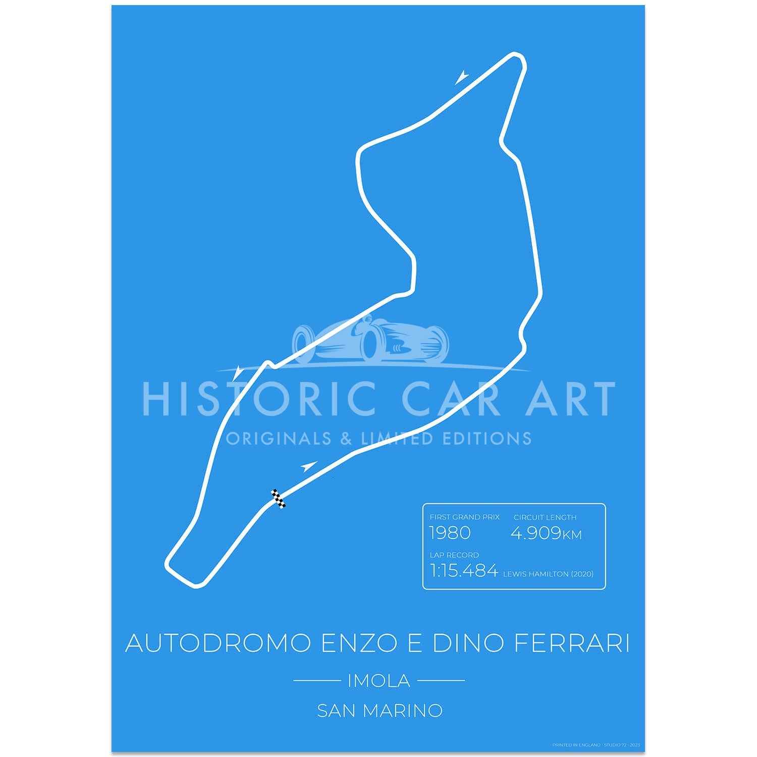 San Marino Grand Prix Circuit | Imola | Poster