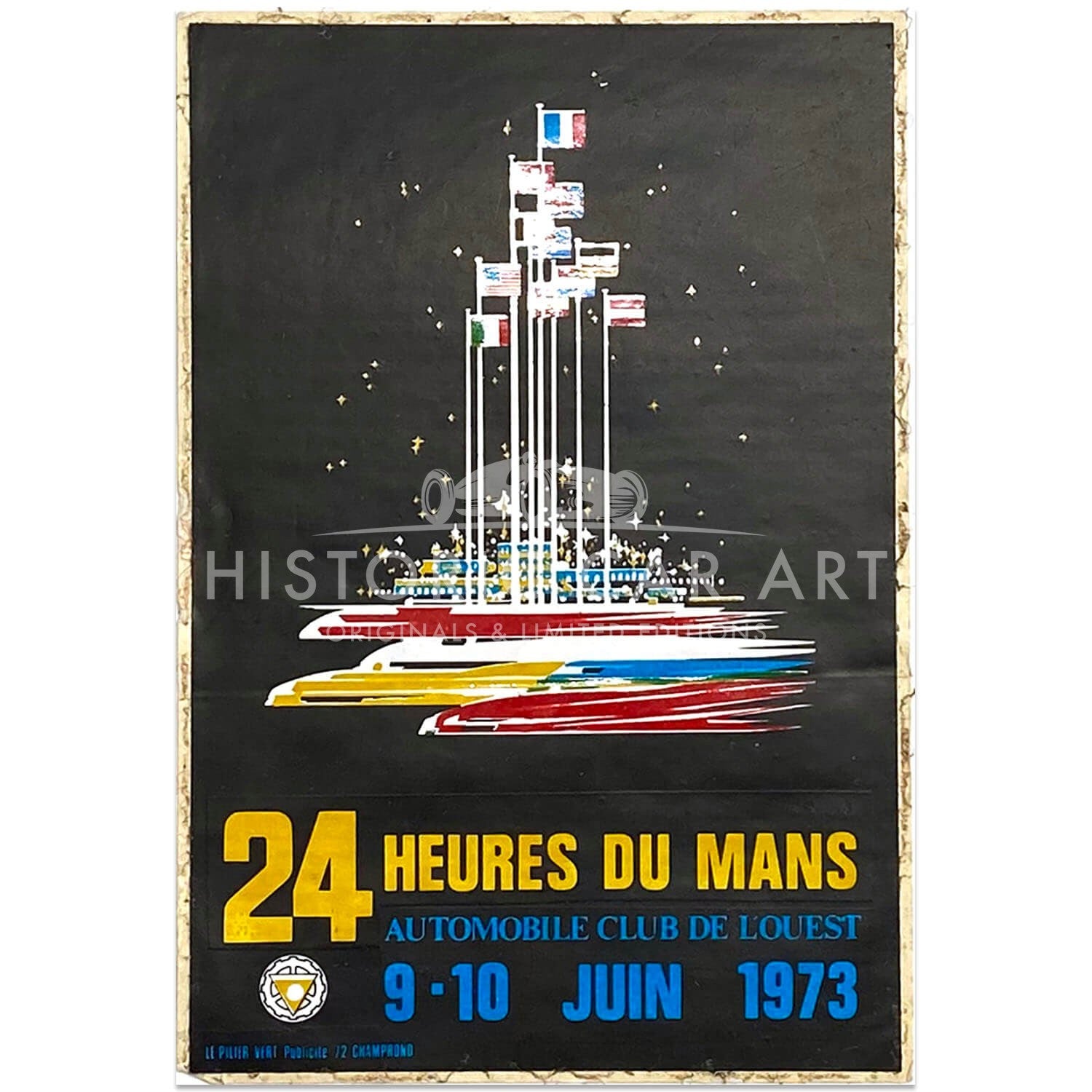 French | Le Mans 24 hours 1973 | Sticker