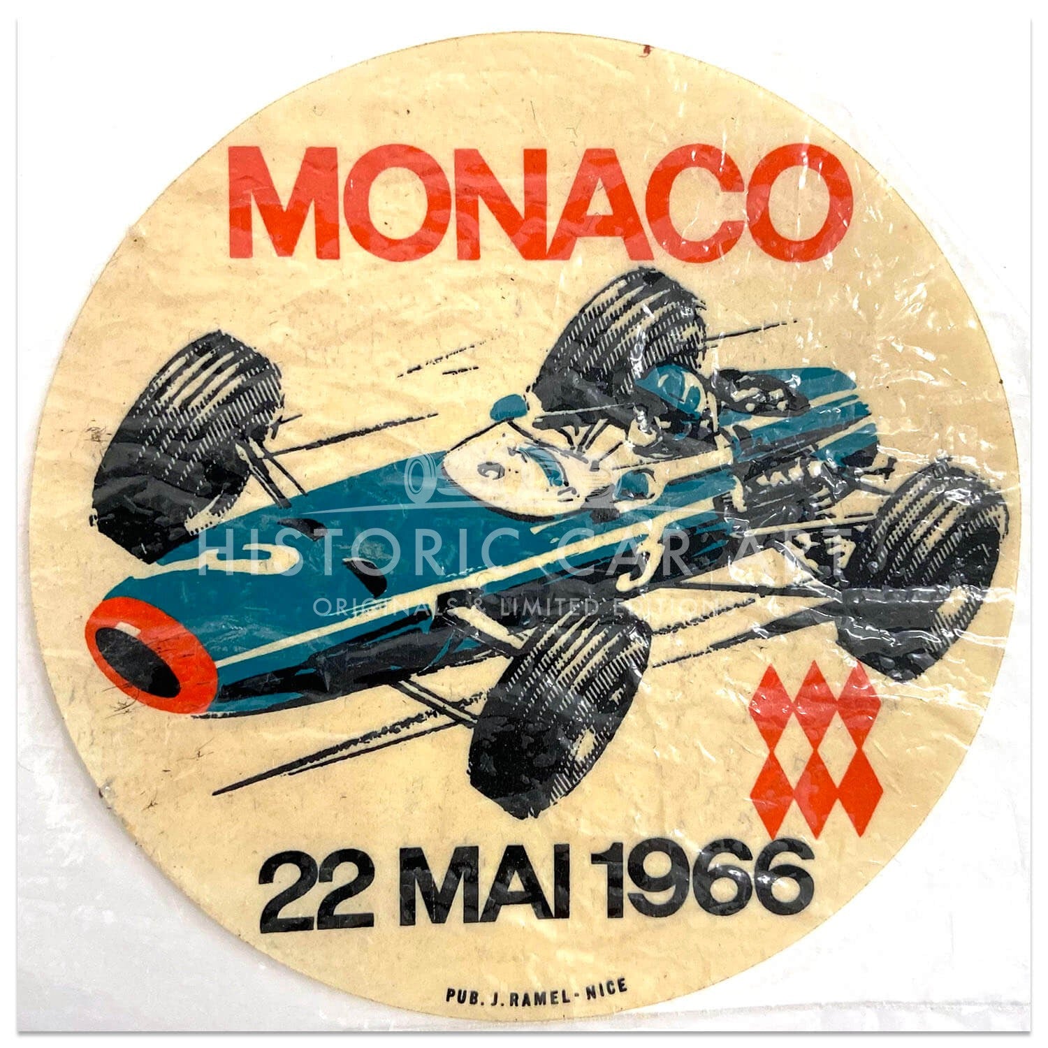 French | Monaco Grand Prix 1966 | Sticker