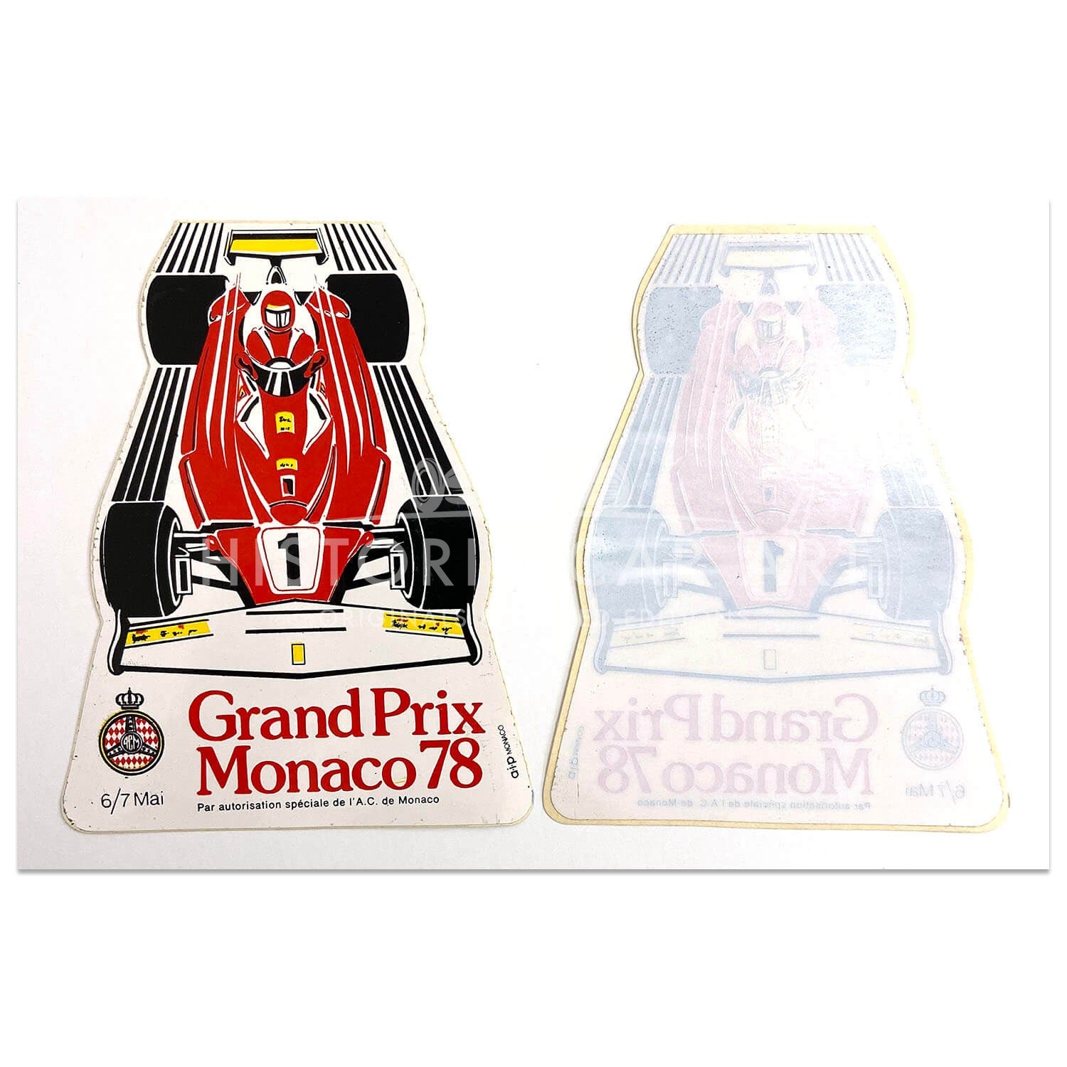 French | Monaco Grand Prix 1978 | Double Sticker