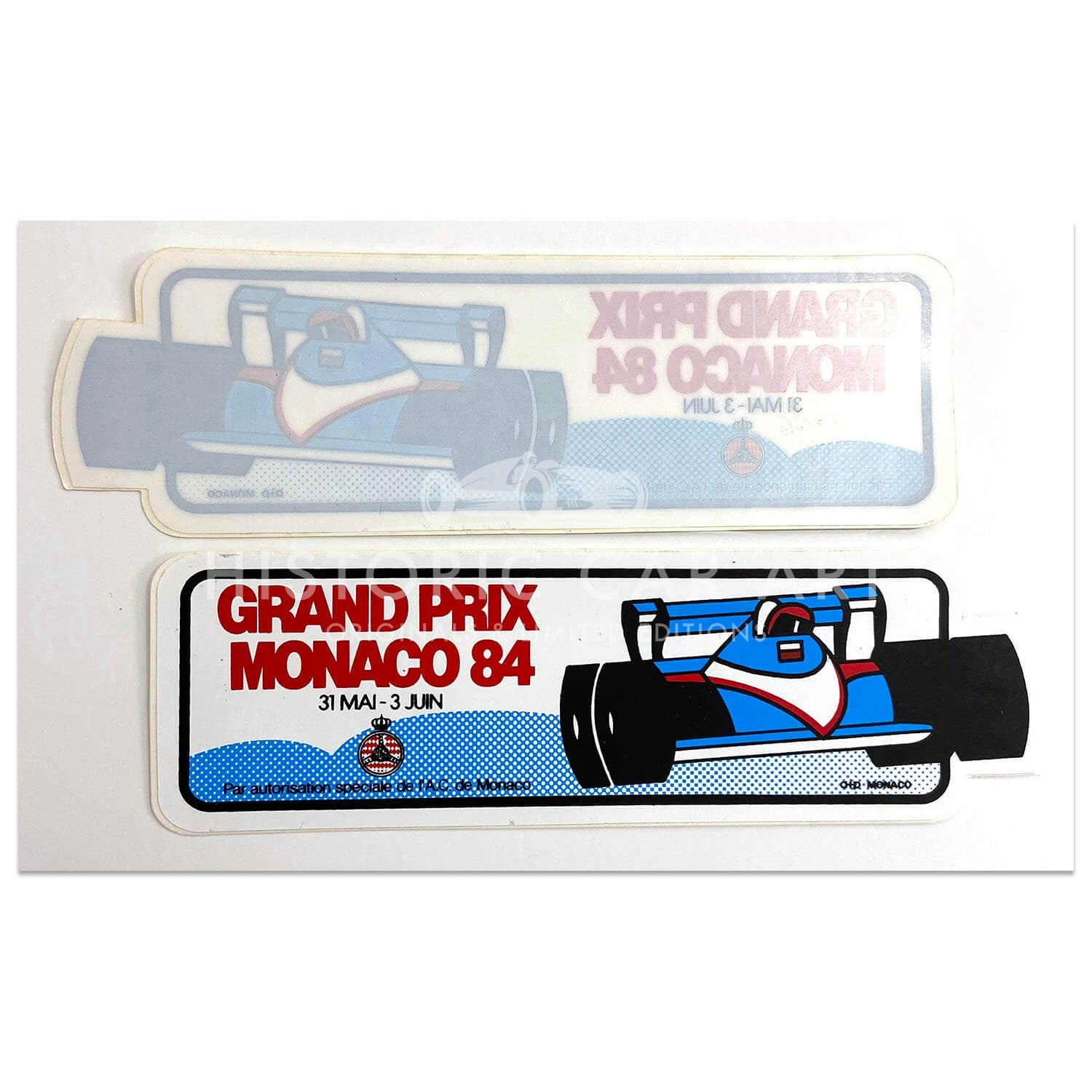 French | Monaco Grand Prix 1984 | Double Sticker
