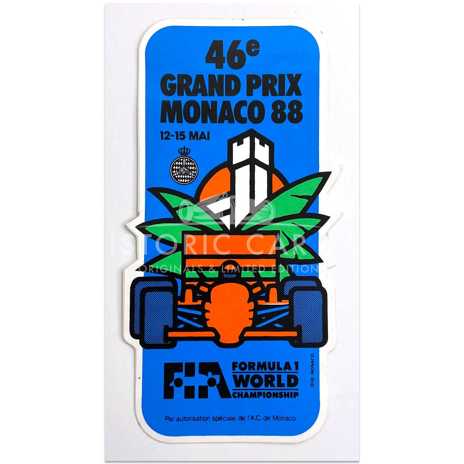 French | Monaco Grand Prix 1988 | Sticker