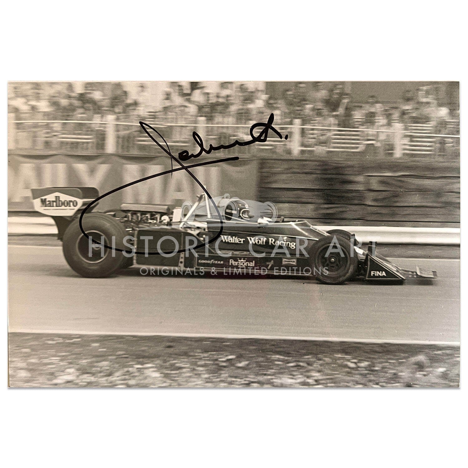 Jakcy Ickx | 1976 British Grand Prix Qualifying | Signed Photograph