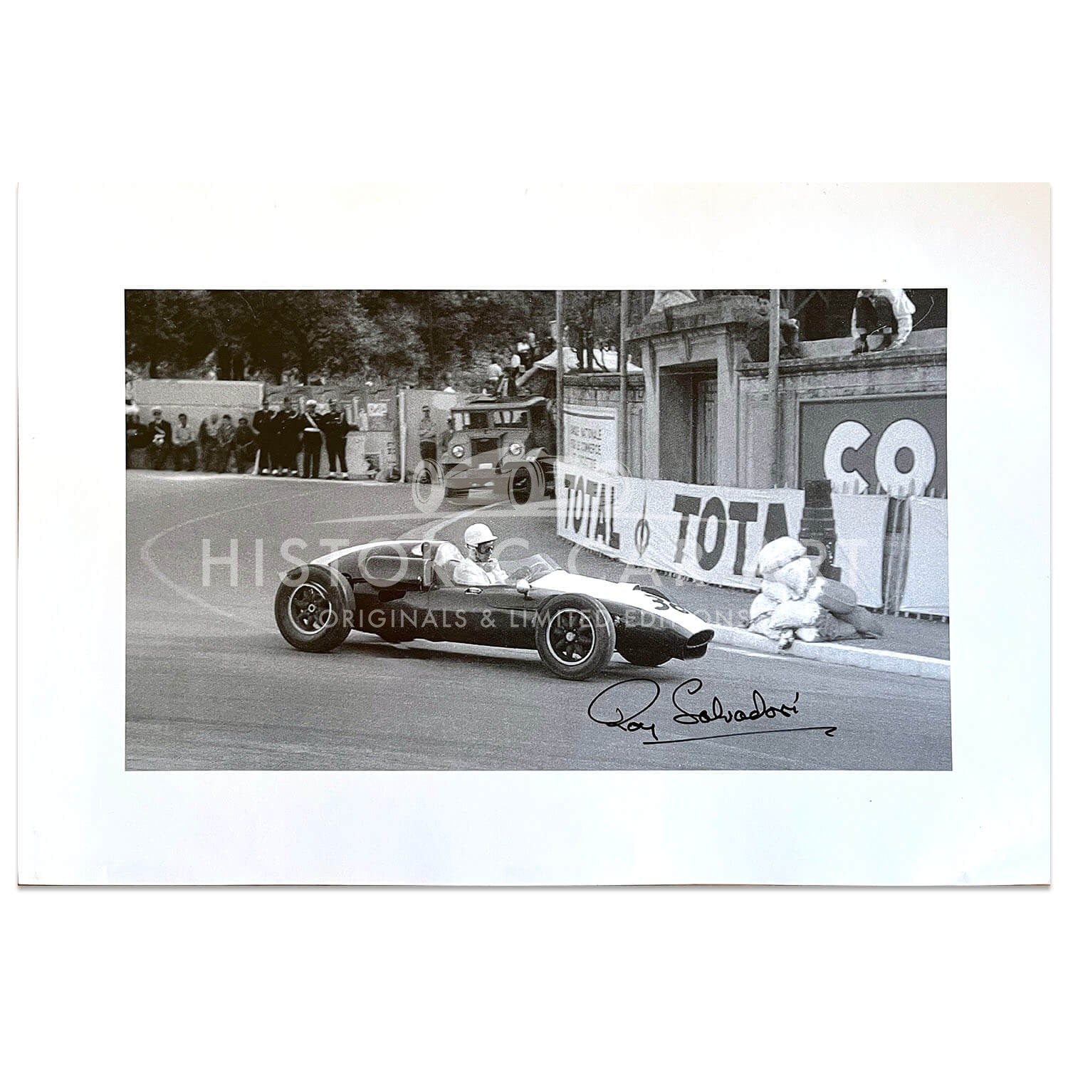 Roy Salvadori | Monaco Grand Prix 1959 | Cooper-Maserati | Signed Photograph