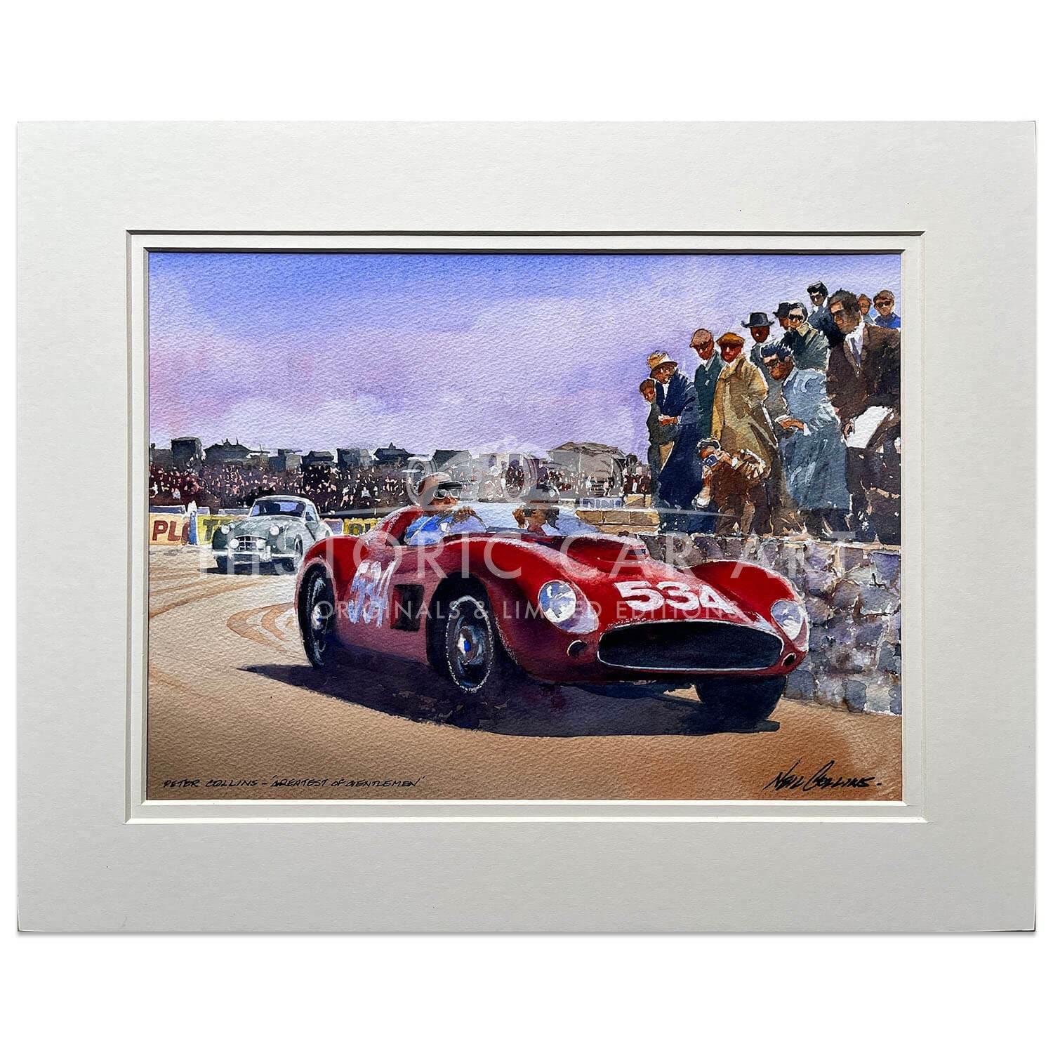 The Greatest of Gentlemen | Mille Miglia 1957 | Peter Collins | Artwork