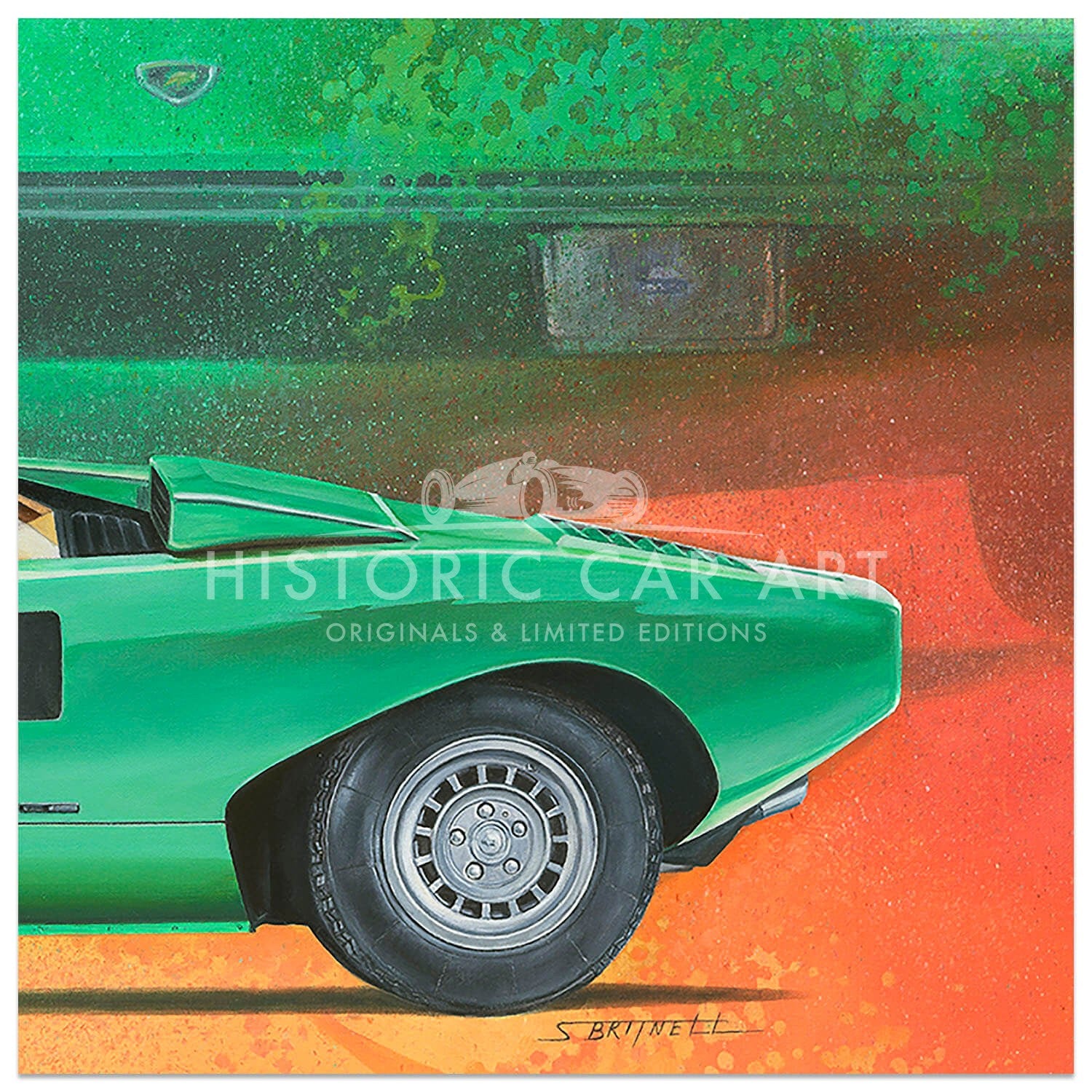 Lamborghini Countach LP400 Periscopio | Artwork