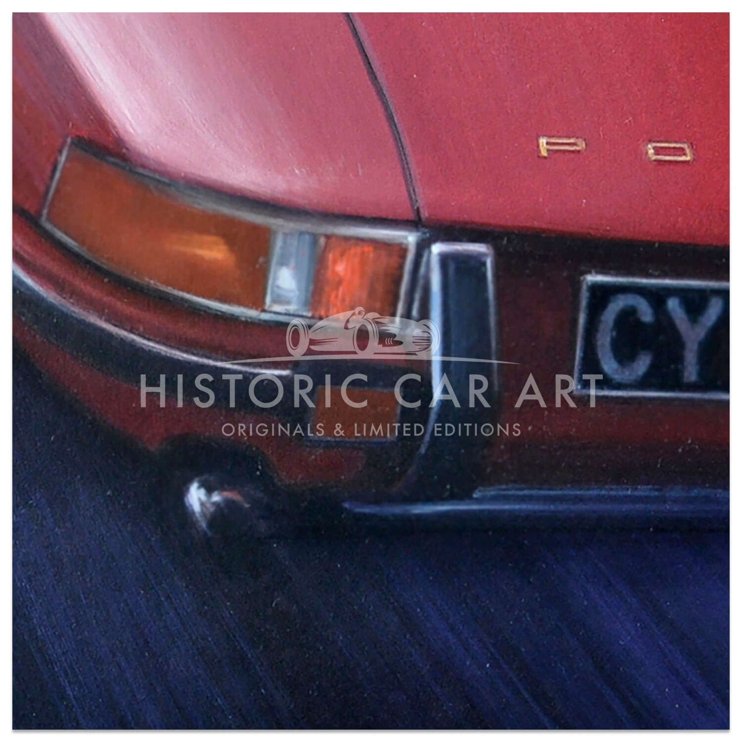 Drive all Night | Porsche 911E | 1969 | Artwork