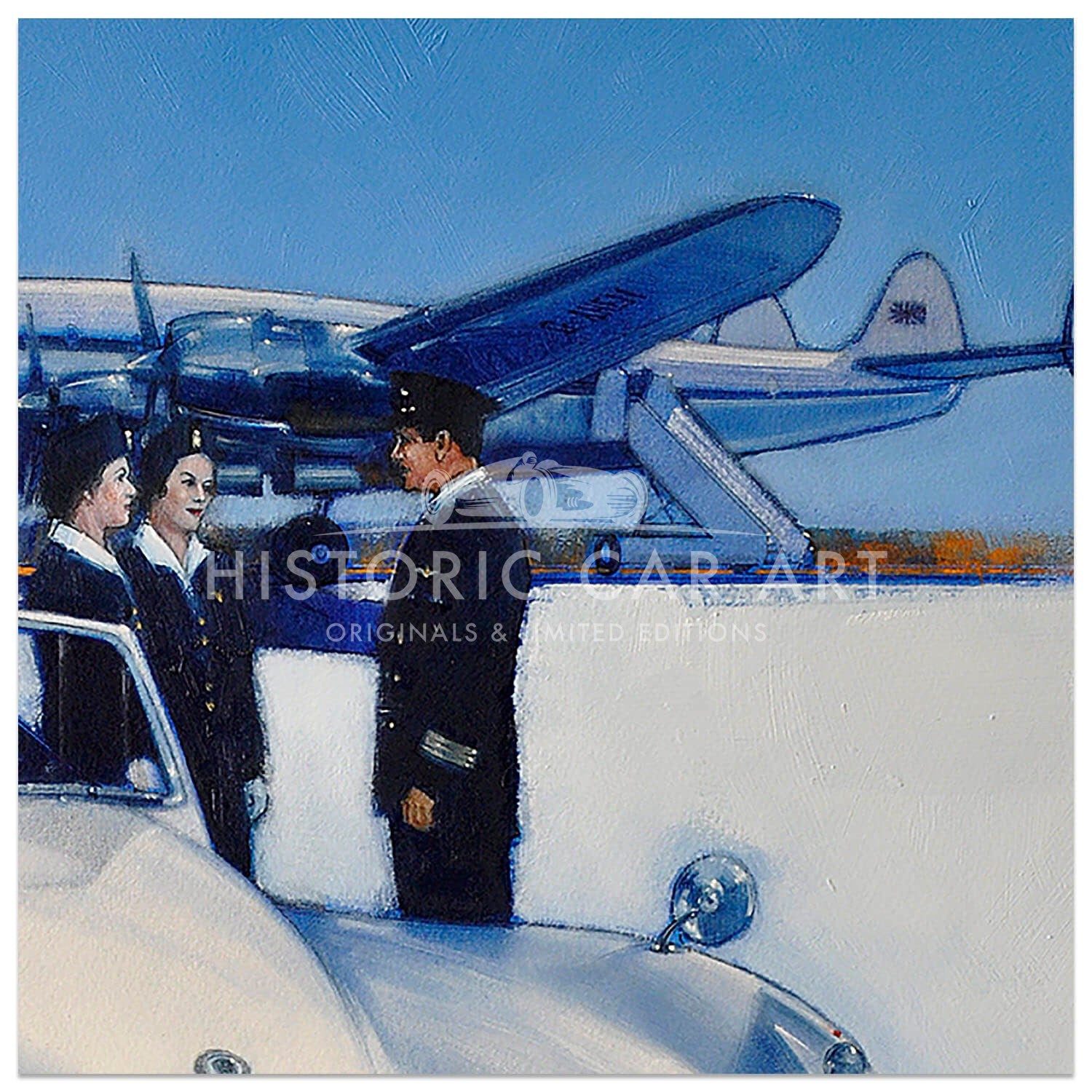 High Flyers | Jaguar XK120 | Artwork