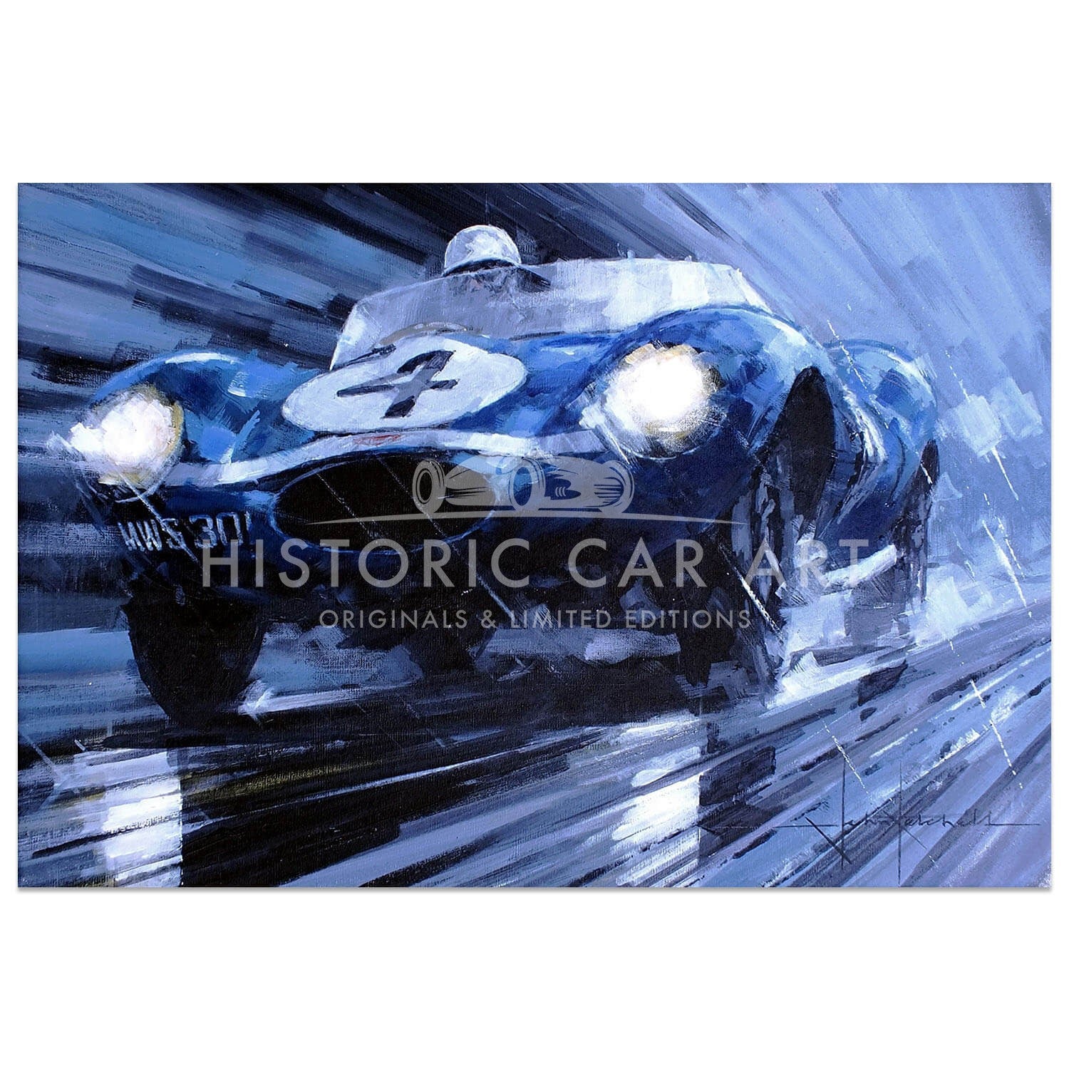 Ultimate Endurance | 1956 Le Mans 24H | Jaguar D-Type | Artwork