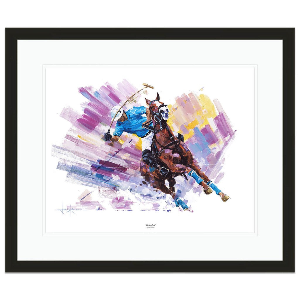 Hitting Out | Polo Horse | Art Print