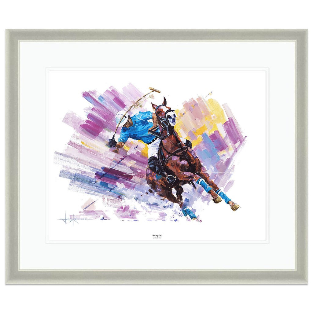 Hitting Out | Polo Horse | Art Print