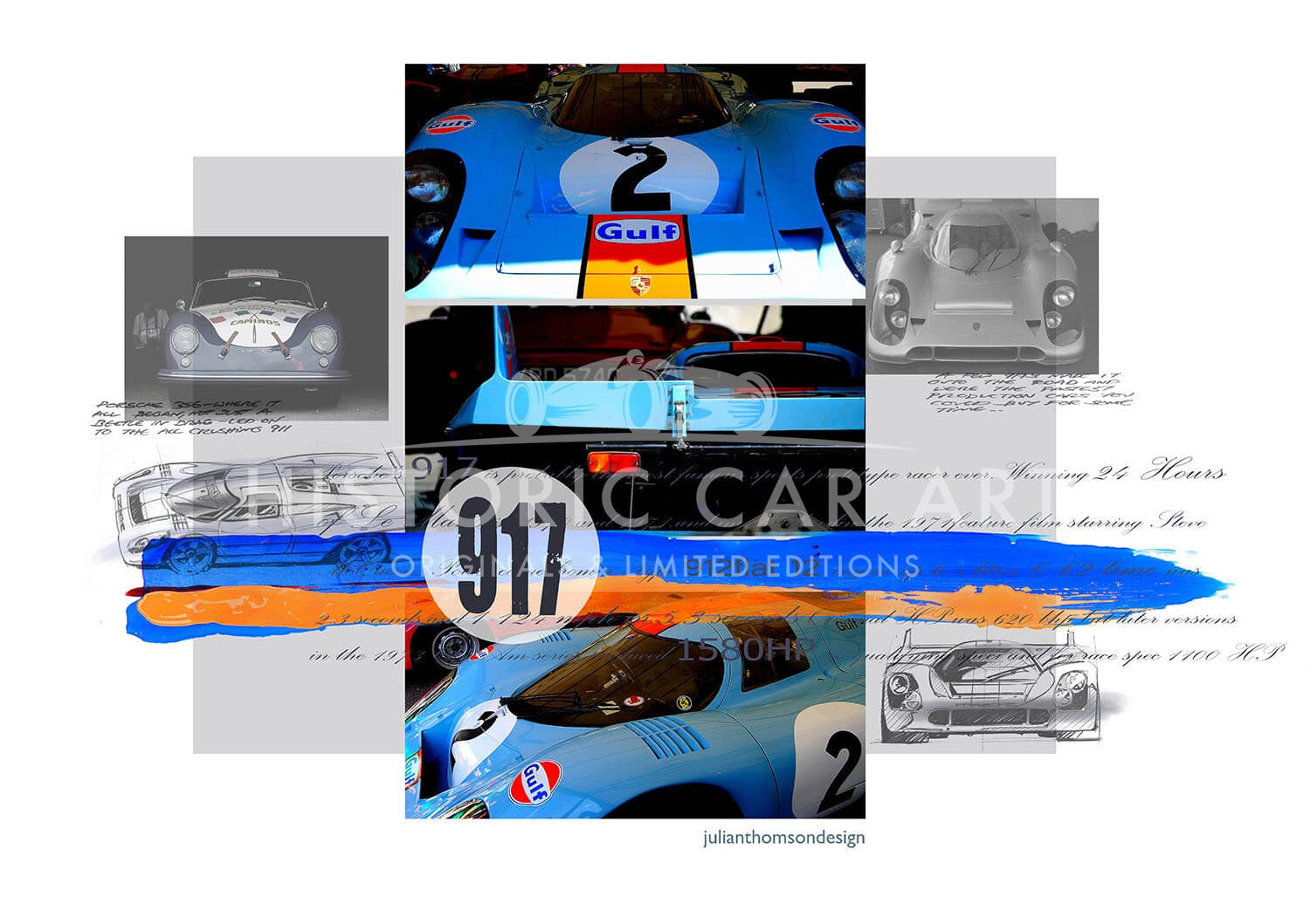 Porsche 917 | Designer Notes | Print | Sale