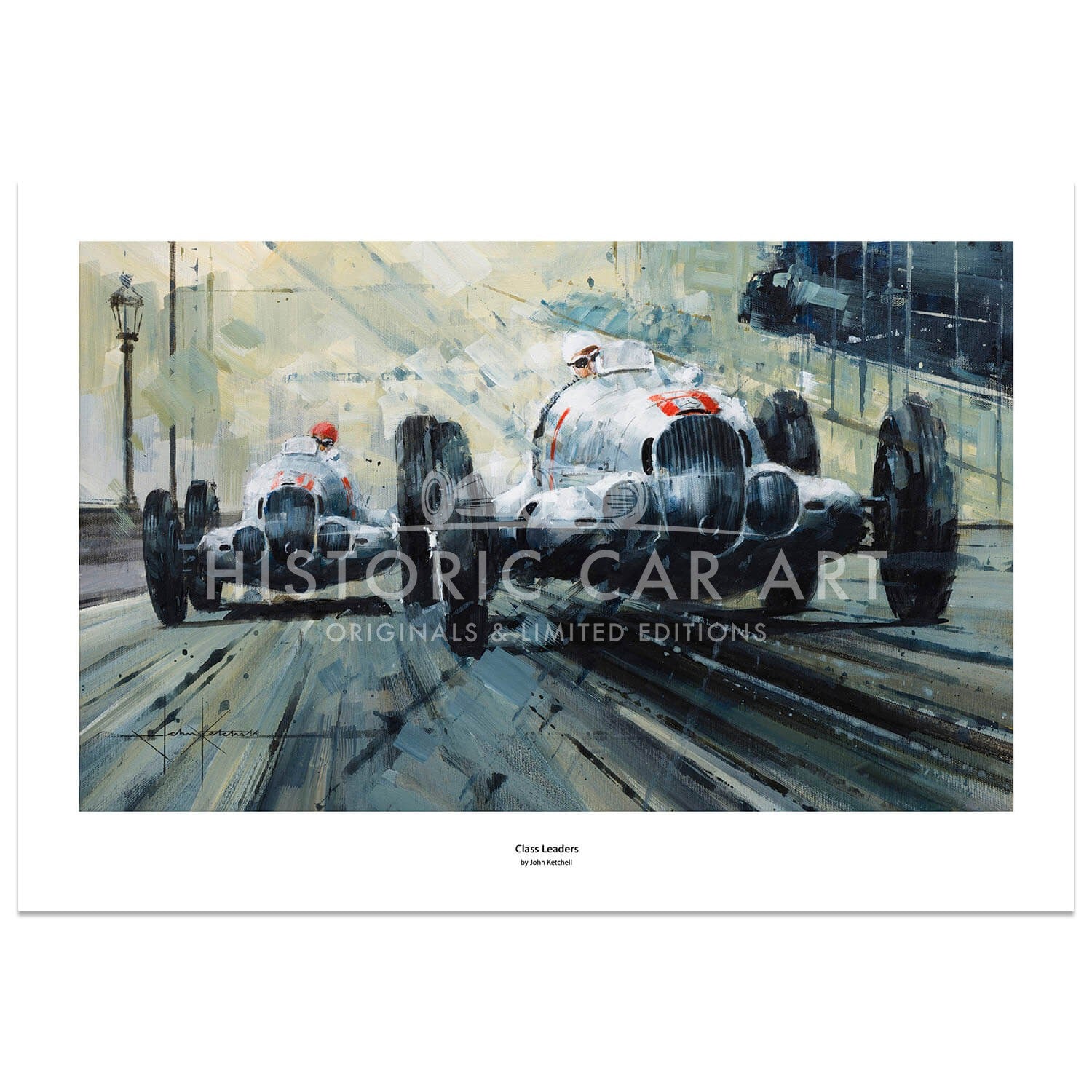 Class Leaders | Monaco Grand Prix 1937 | Mercedes W125 | Art Print