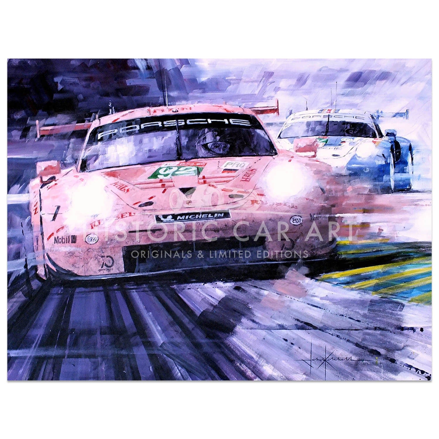 Truffle Hunter | Porsche 911 RSR | 2018 Le Mans | Artwork