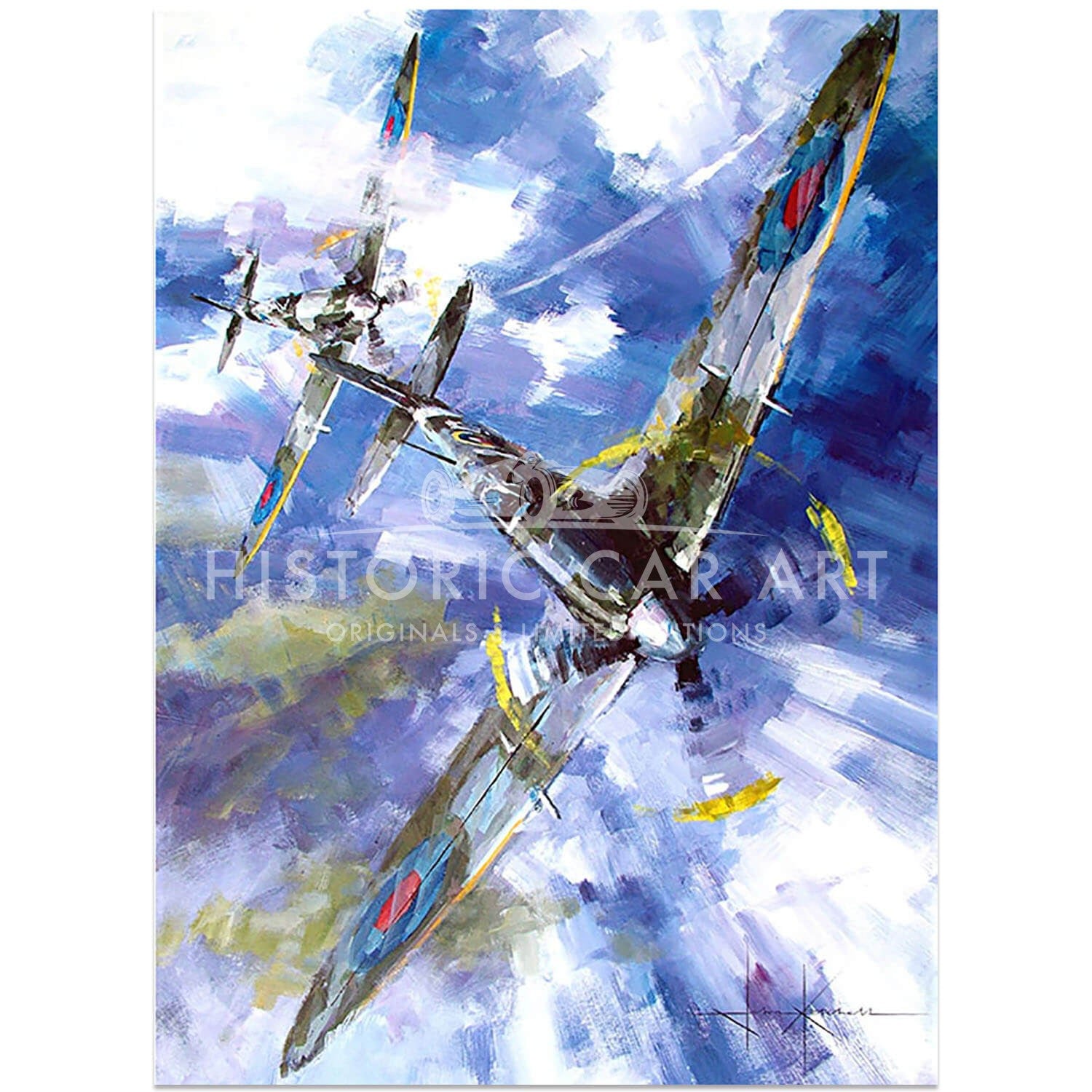 Two of a Kind | Aviation Art | Artwork