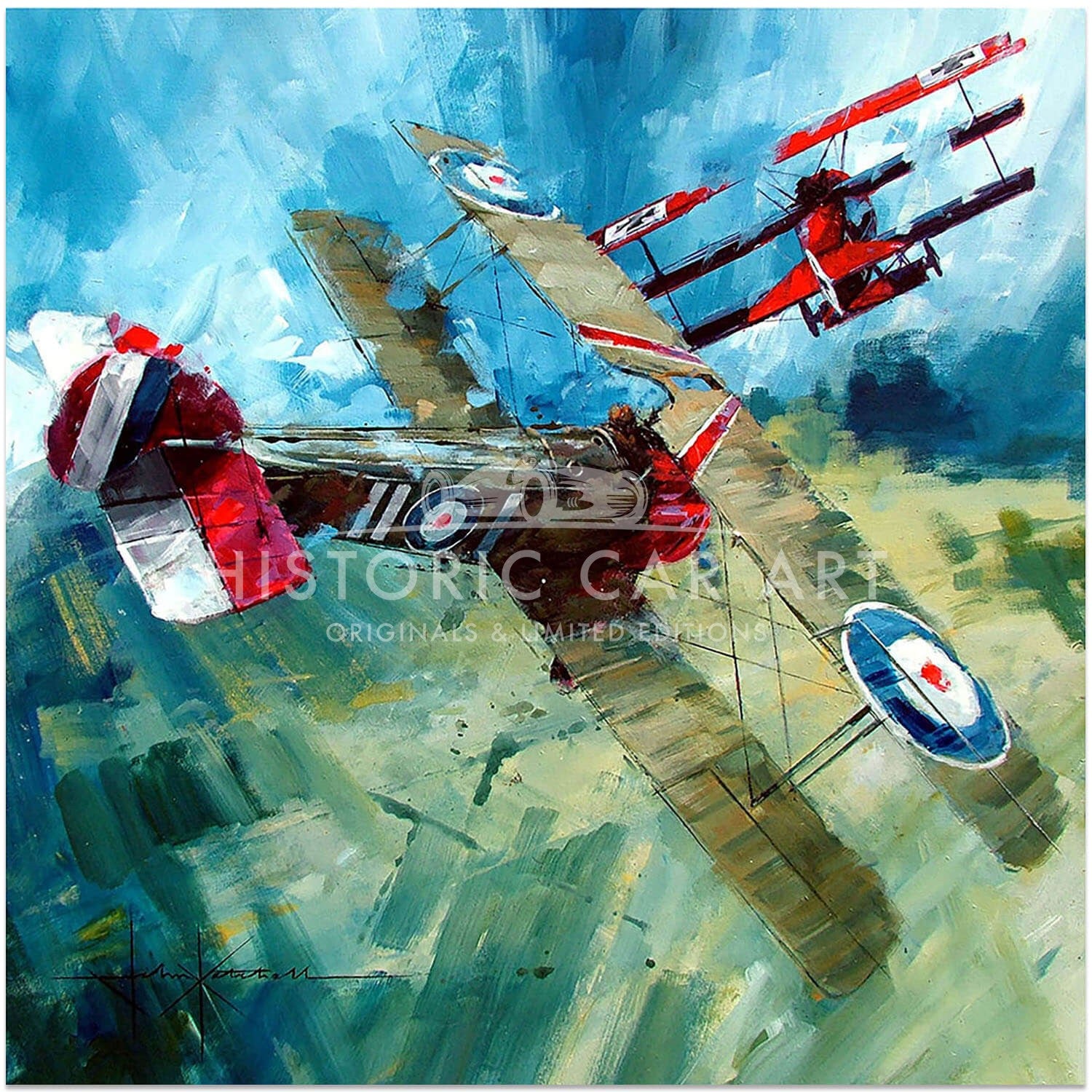 Hot Pursuit | Aviation Art | Artwork