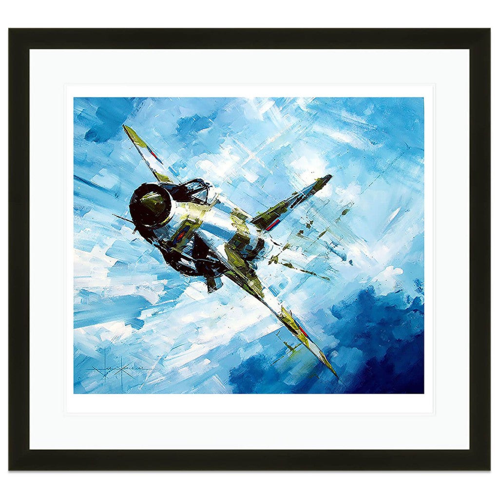 Lightning Strike | Aviation Art | Art Print