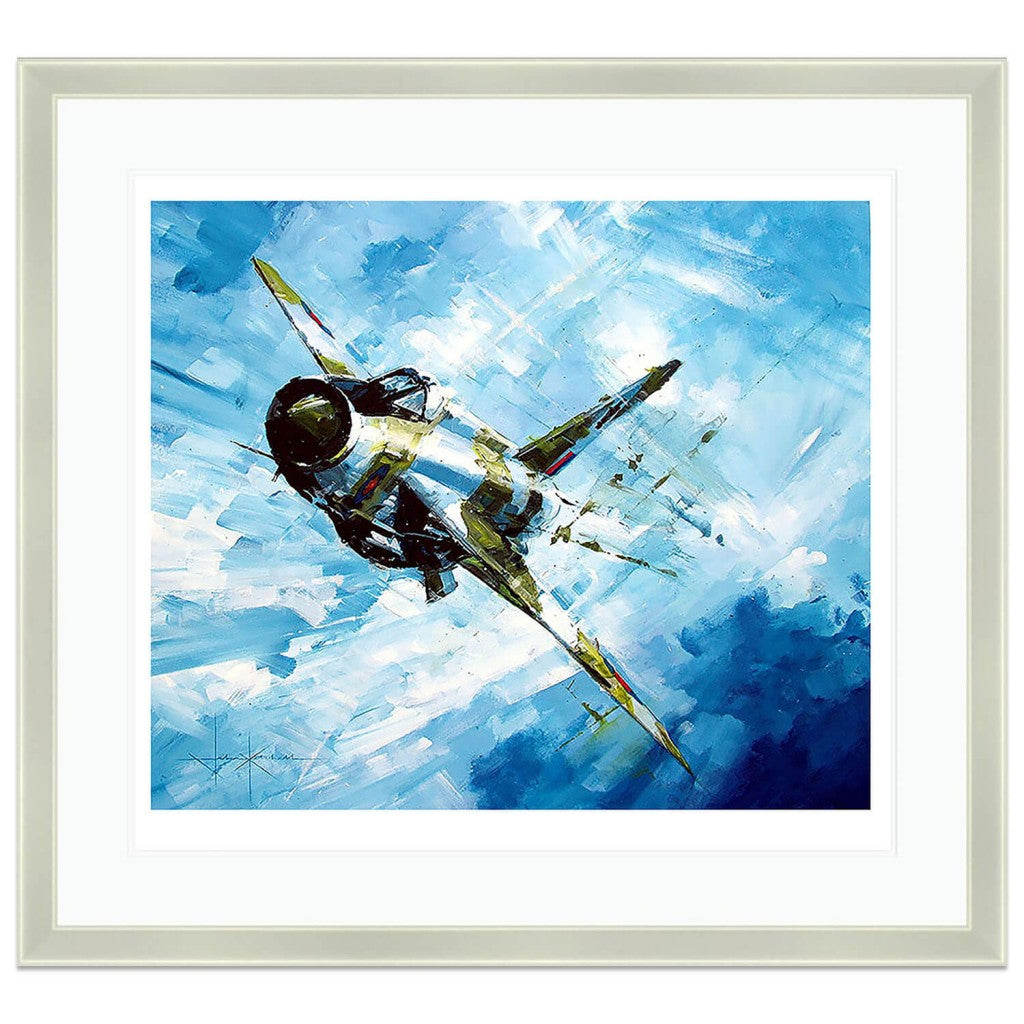 Lightning Strike | Aviation Art | Art Print
