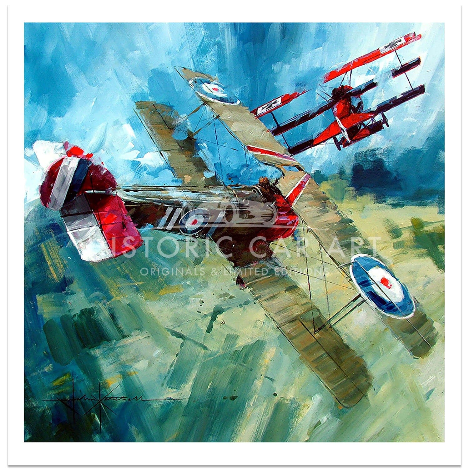 Hot Pursuit | Aviation Art | Art Print
