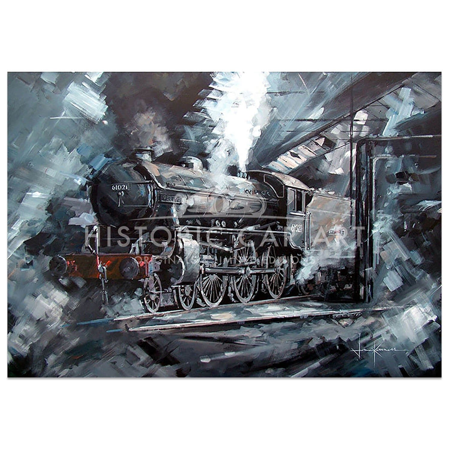 Steam Power | Locomotive Art | Artwork