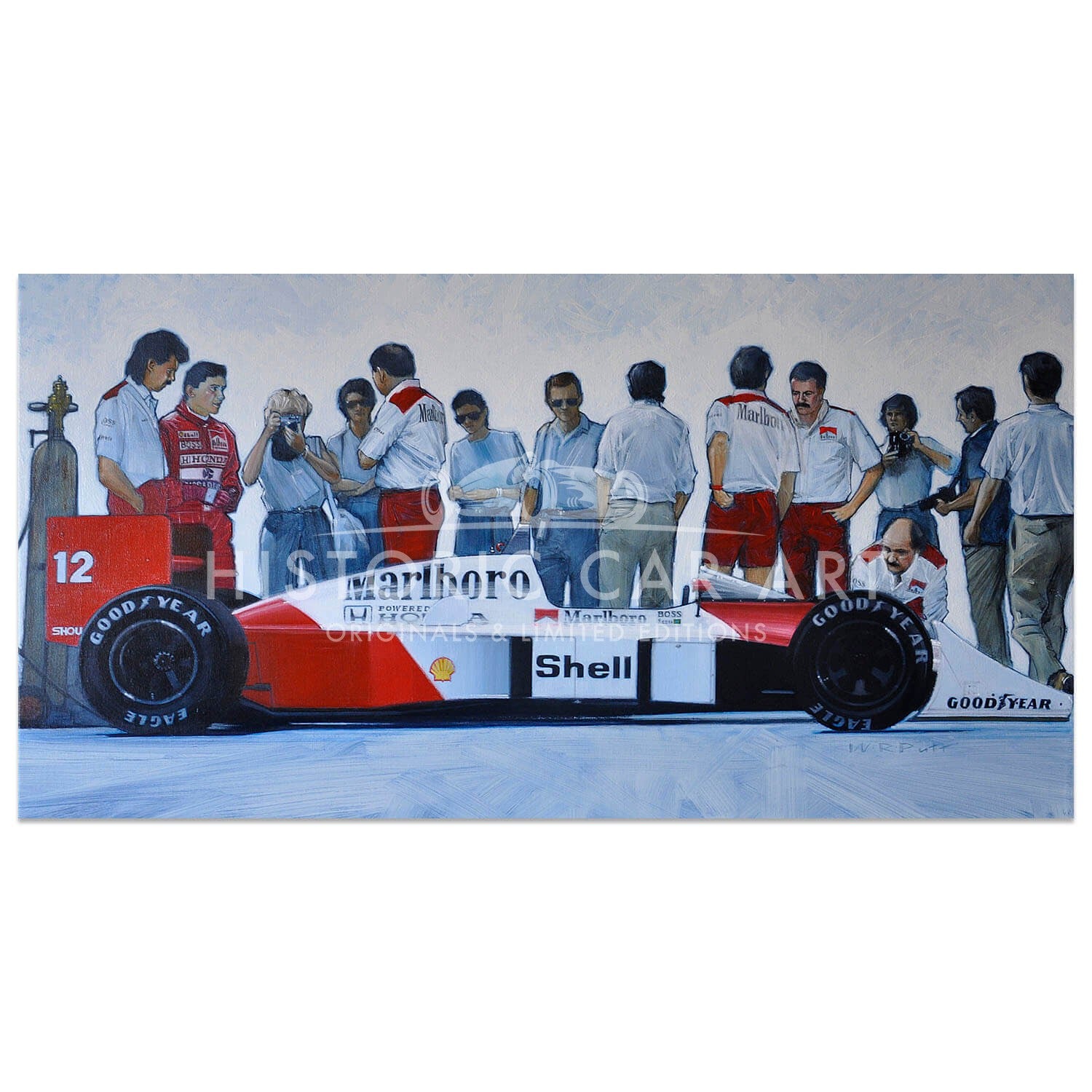 The Start of Something Big | Ayrton Senna | McLaren-Honda | Artwork