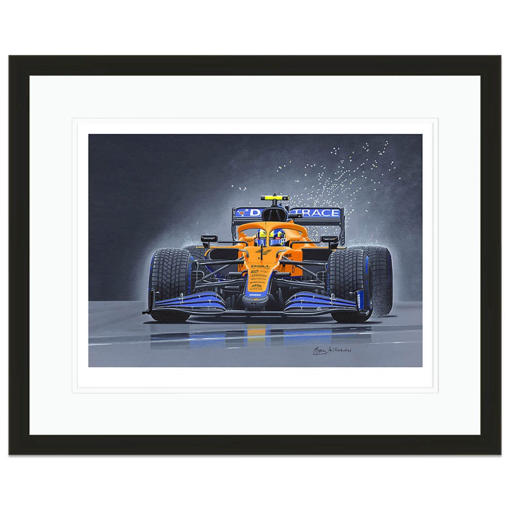 Earth, Wind and Fire | Lando Norris | McLaren | Formula 1 | Art Print