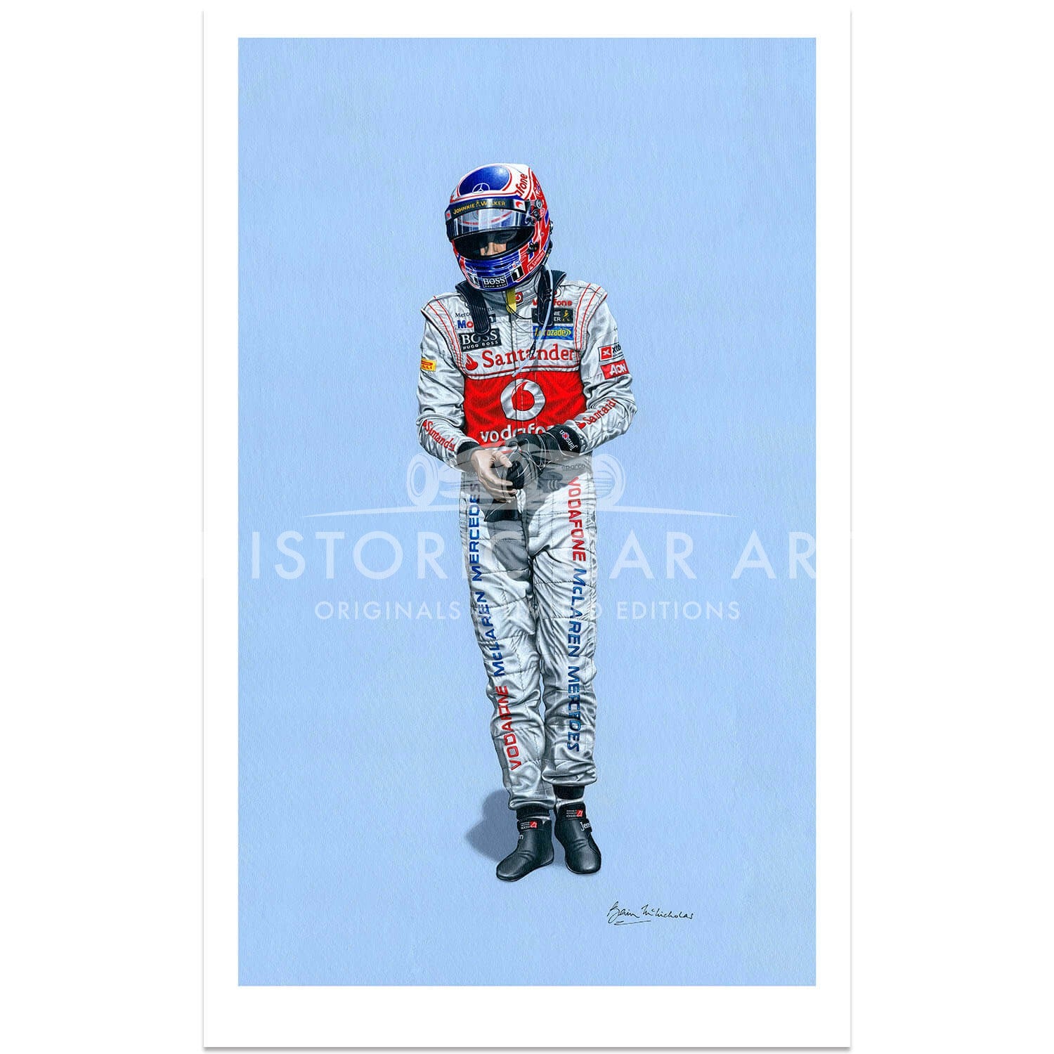 Jens | Jenson Button | McLaren | Art Print