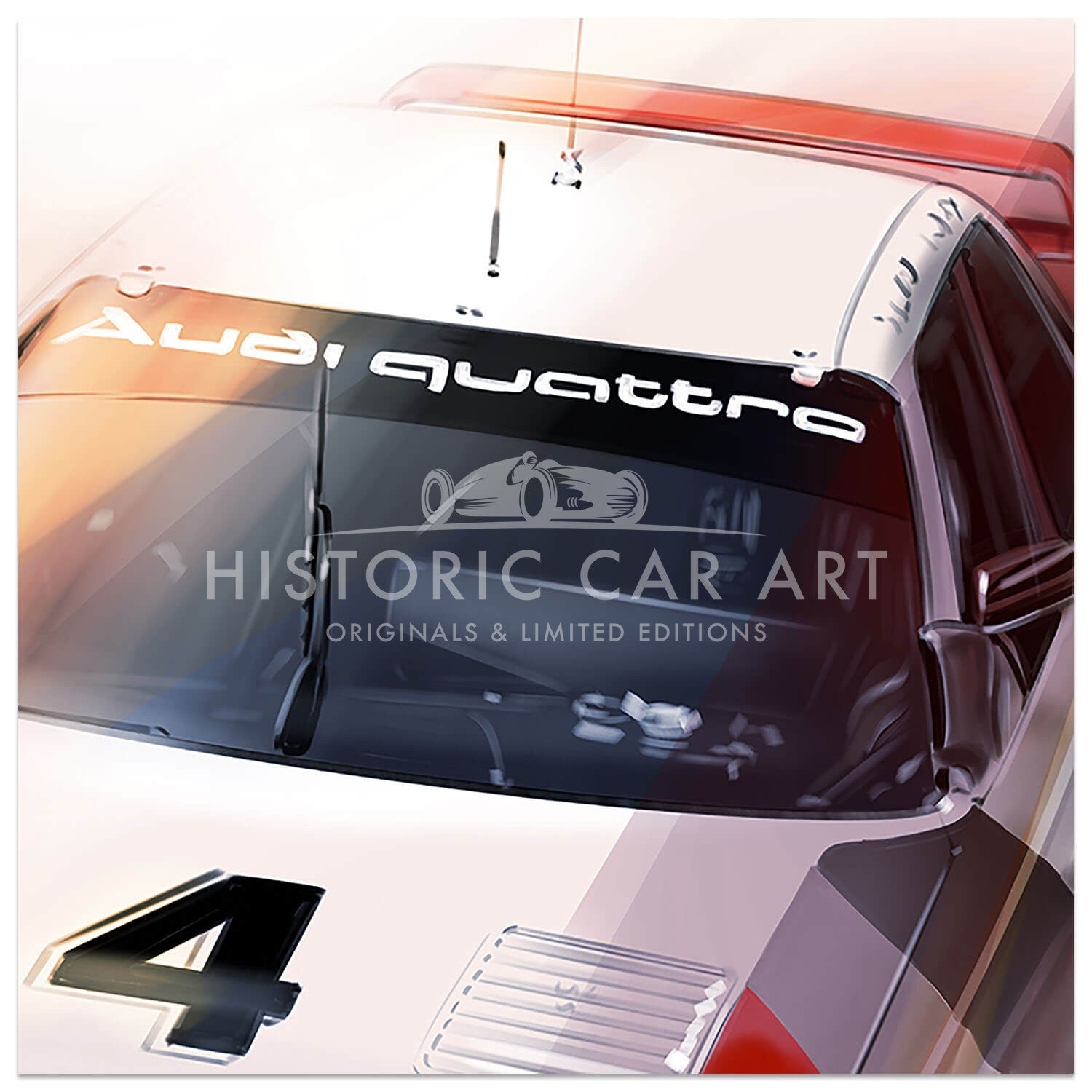 Audi 90 Quattro IMSA GTO | Art Print