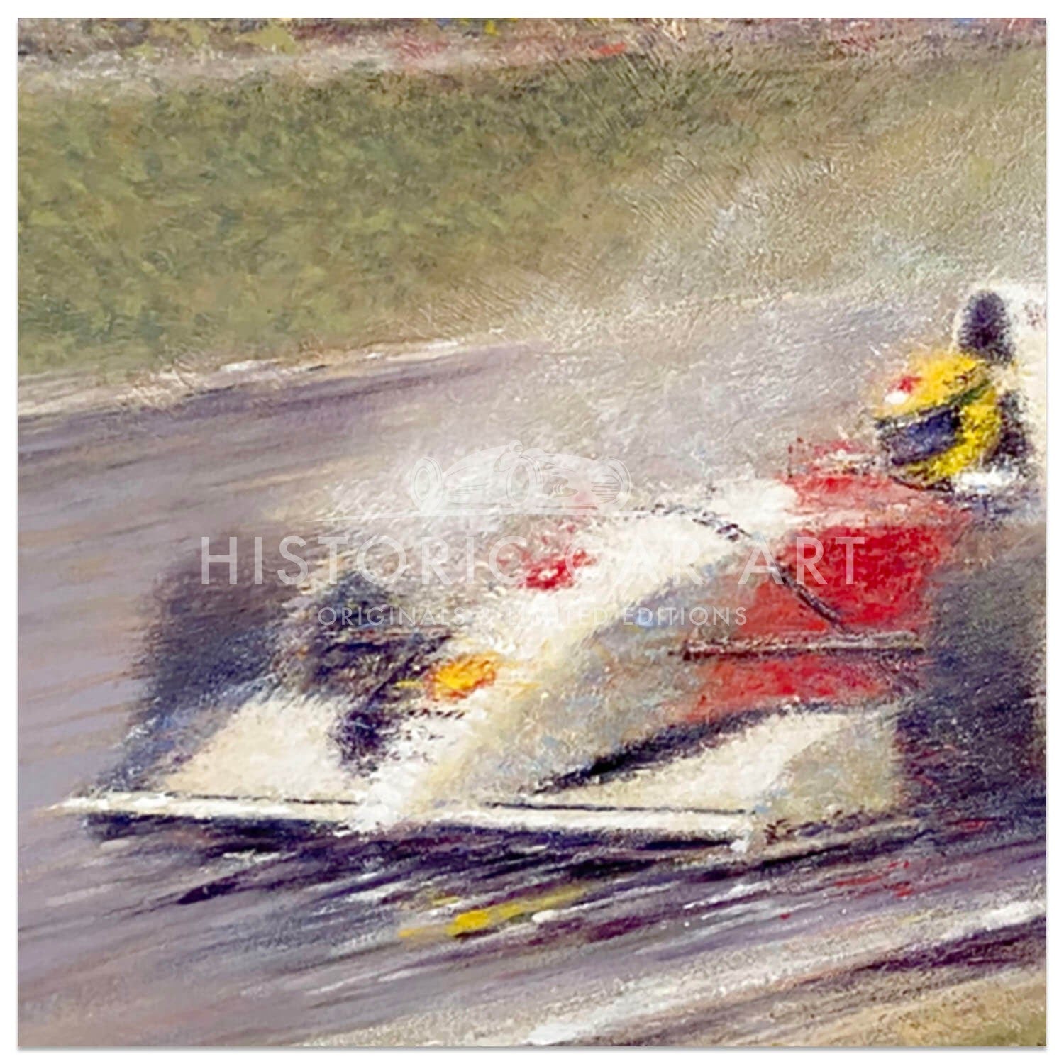 Ayrton Senna | European Grand Prix 1993 | Donington Park | Artwork
