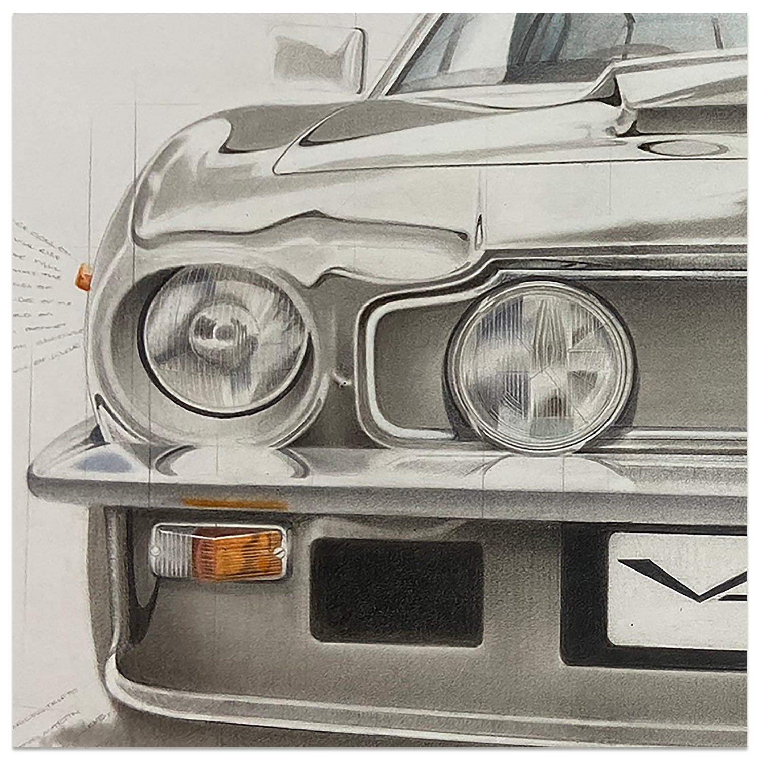 Where it Started | Aston Martin Vantage | Original Art