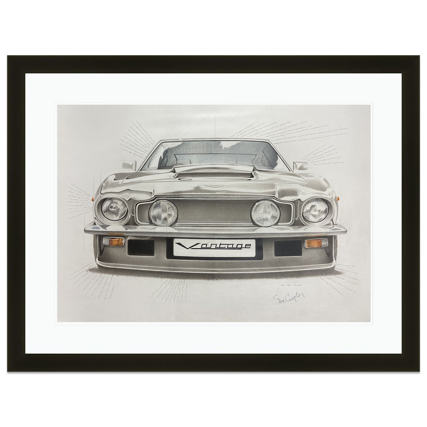 Where it Started | Aston Martin Vantage | Original Art