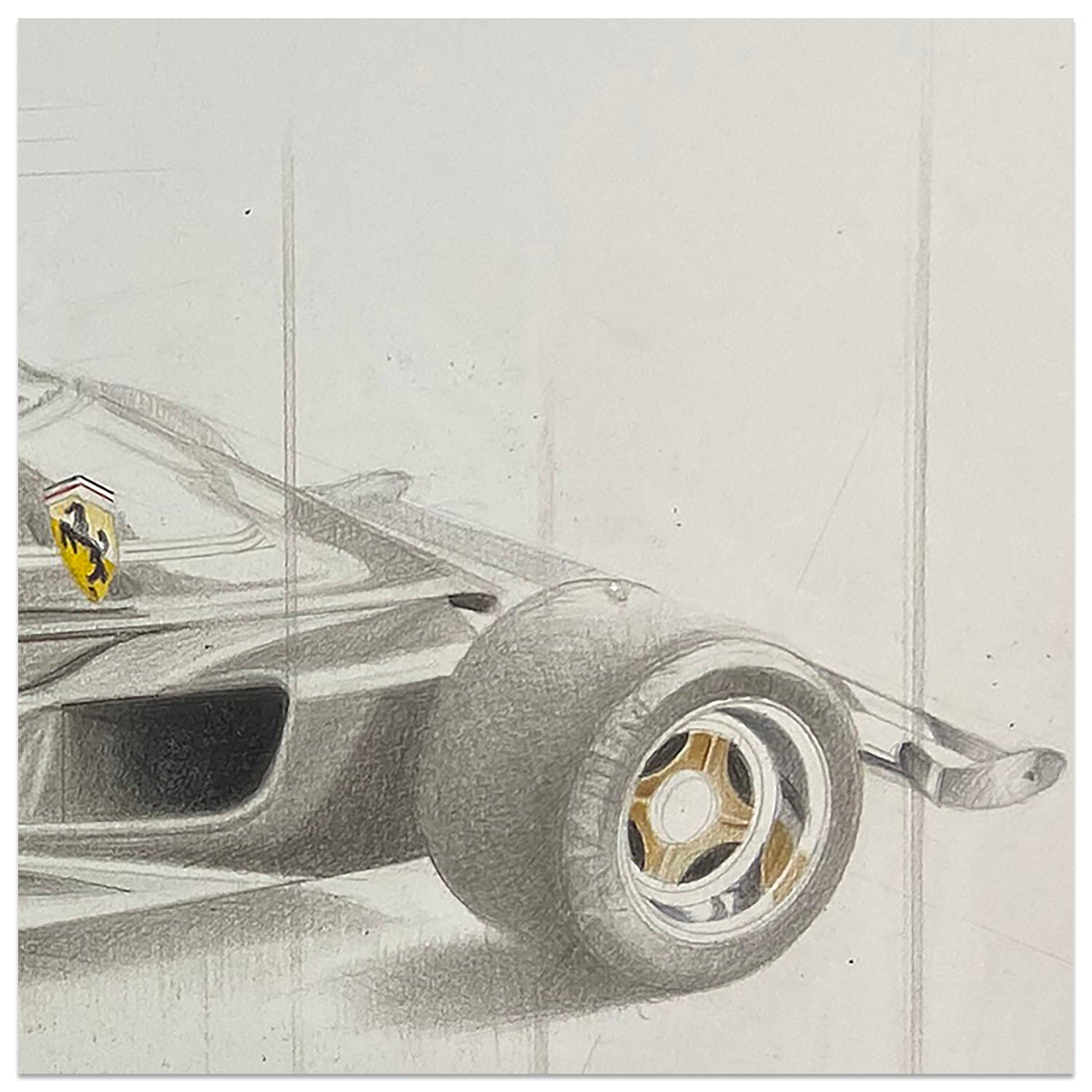 Niki's Car | Ferrari 312T | 1975 | Original Art