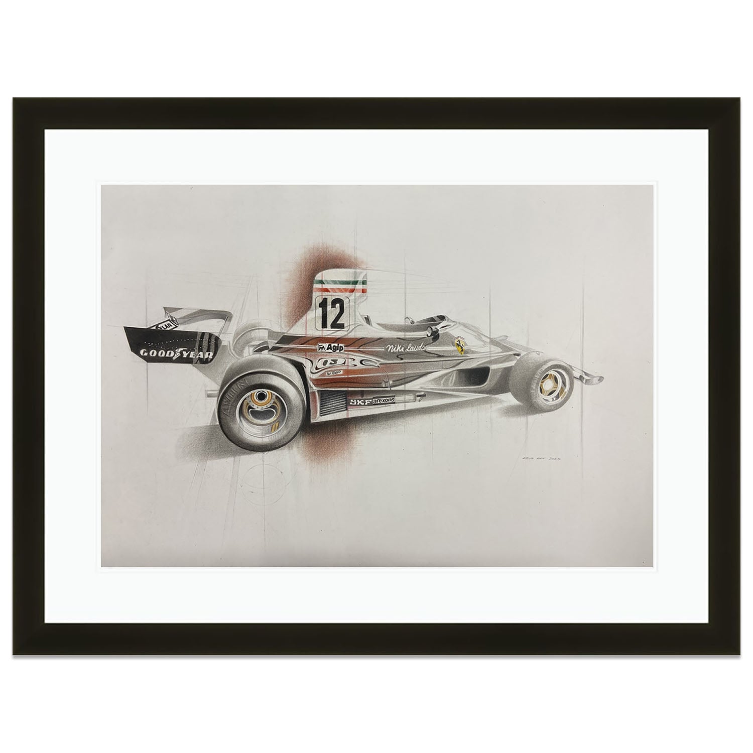 Niki's Car | Ferrari 312T | 1975 | Original Art