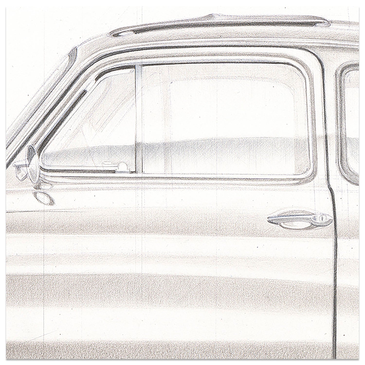 The Other Car | Fiat 500 | Art Print