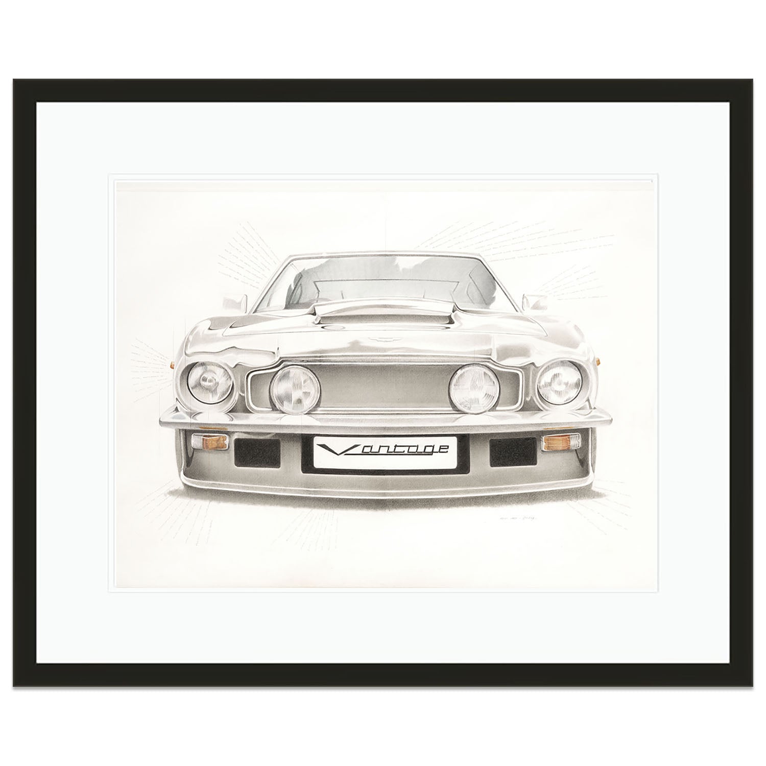 Where it Started | Aston Martin Vantage | Art Print