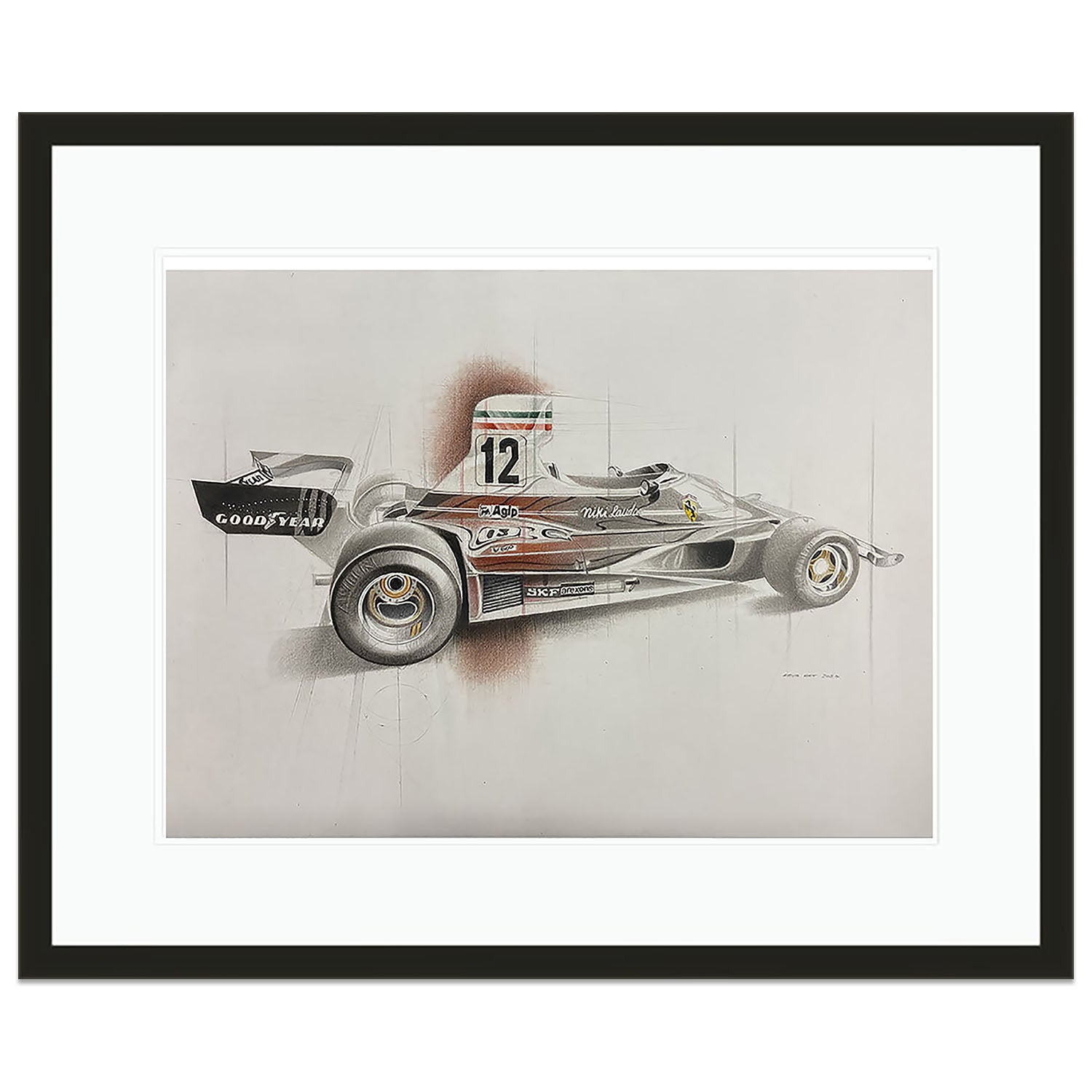 Niki's Car | Ferrari 312T | 1975 | Art Print