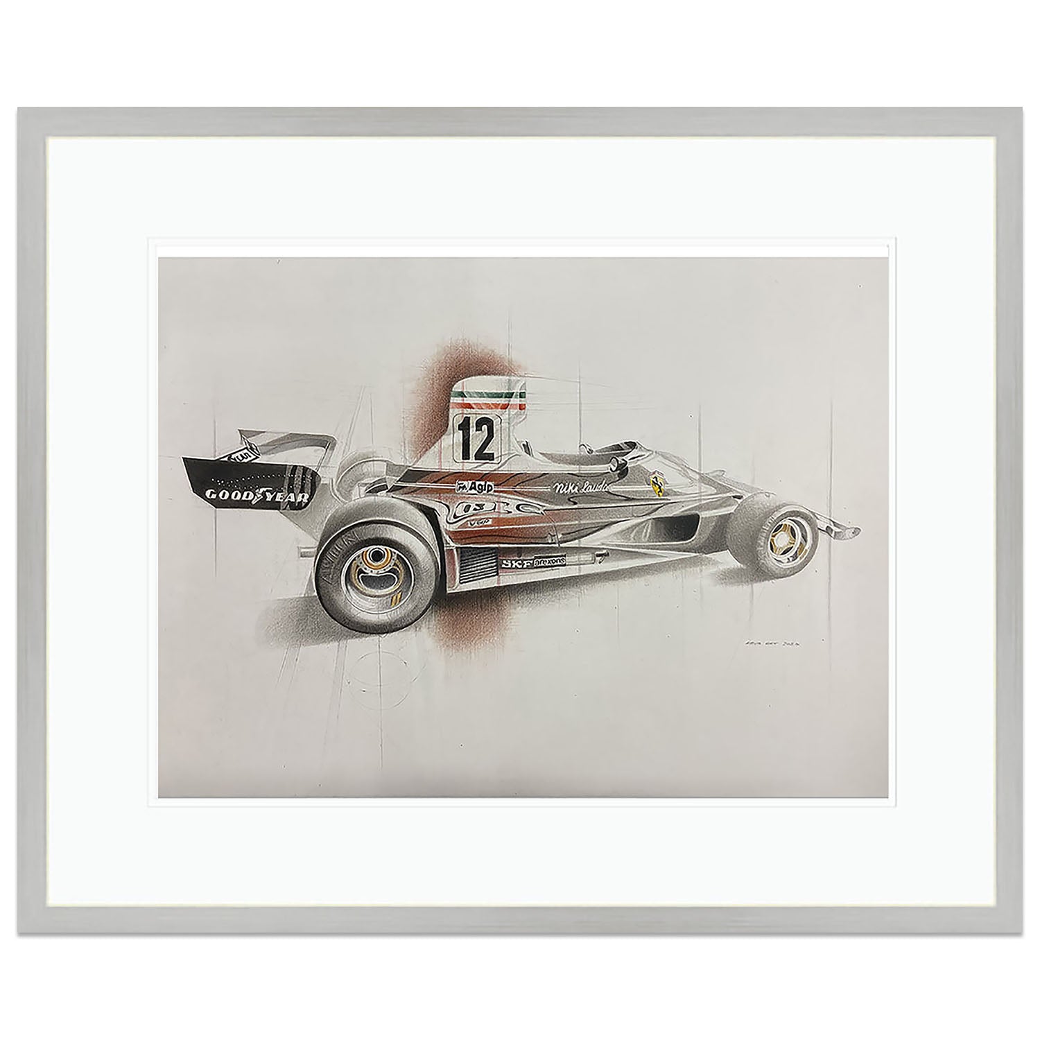 Niki's Car | Ferrari 312T | 1975 | Art Print