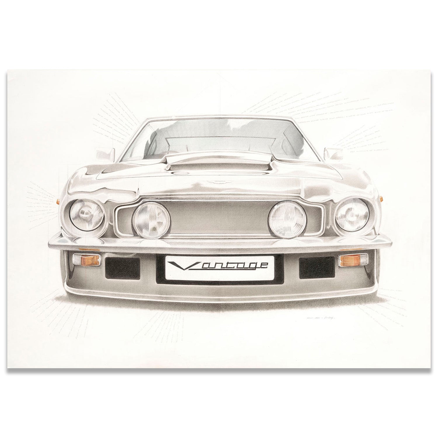 Where it Started | Aston Martin Vantage | Art Print