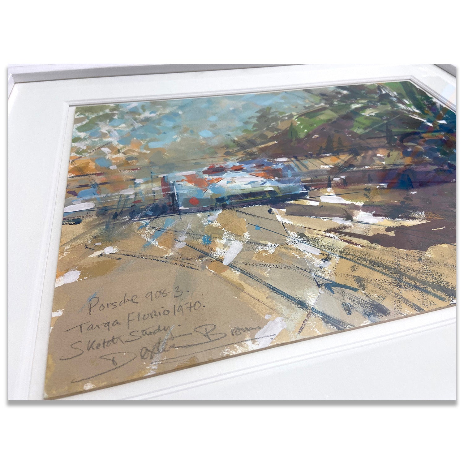 Porsche 908-3 Targa Florio 1970 Study Painting | Artwork