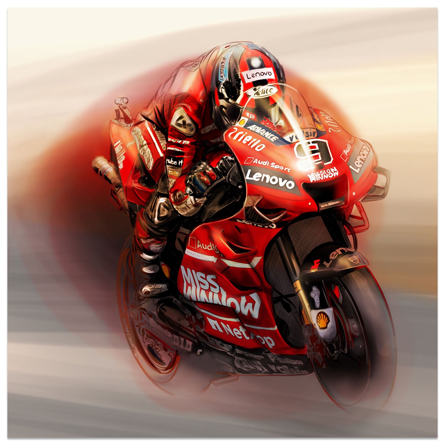 Ducati | Italian Grand Prix | 2019 | Art Print