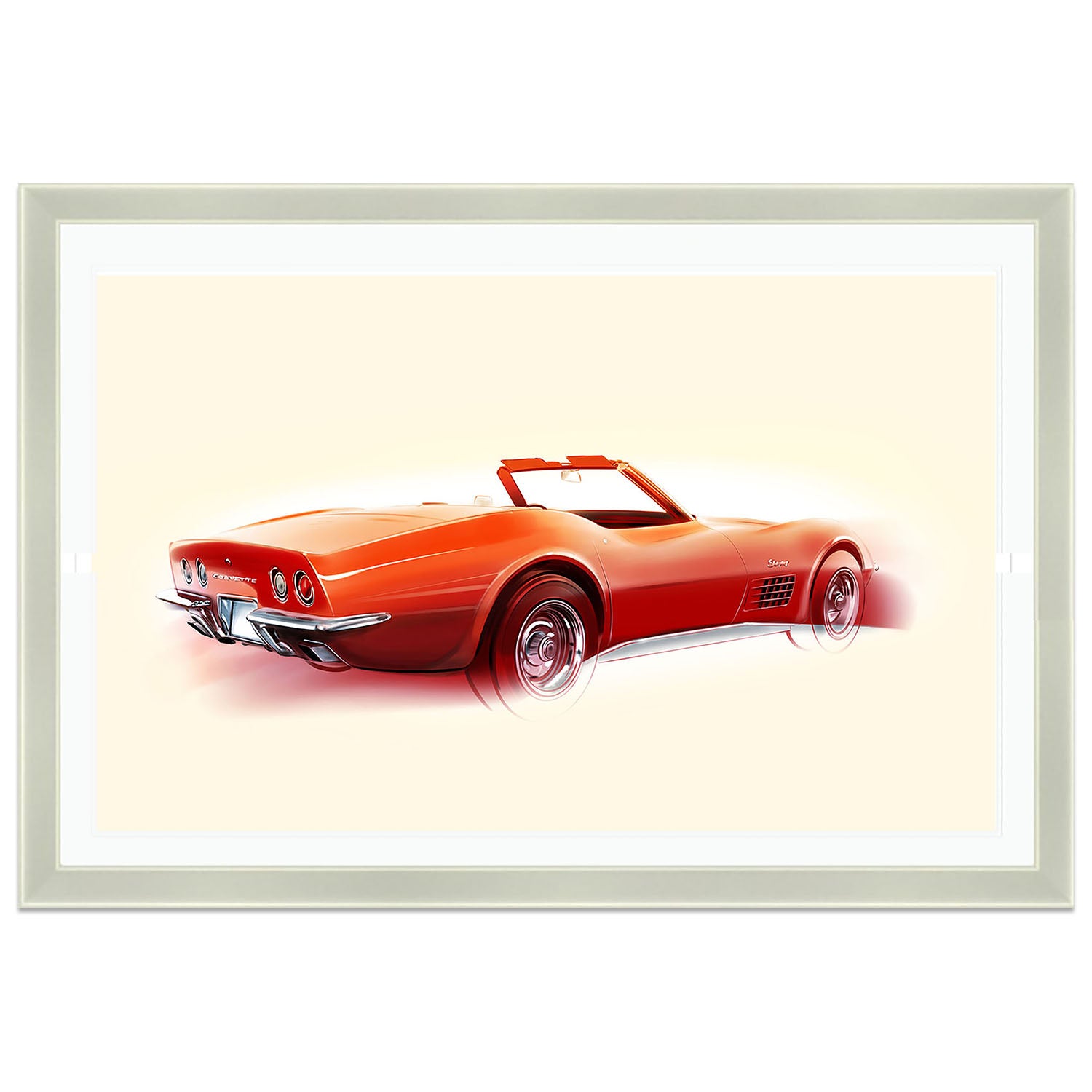 Corvette C3 Convertible | Art Print