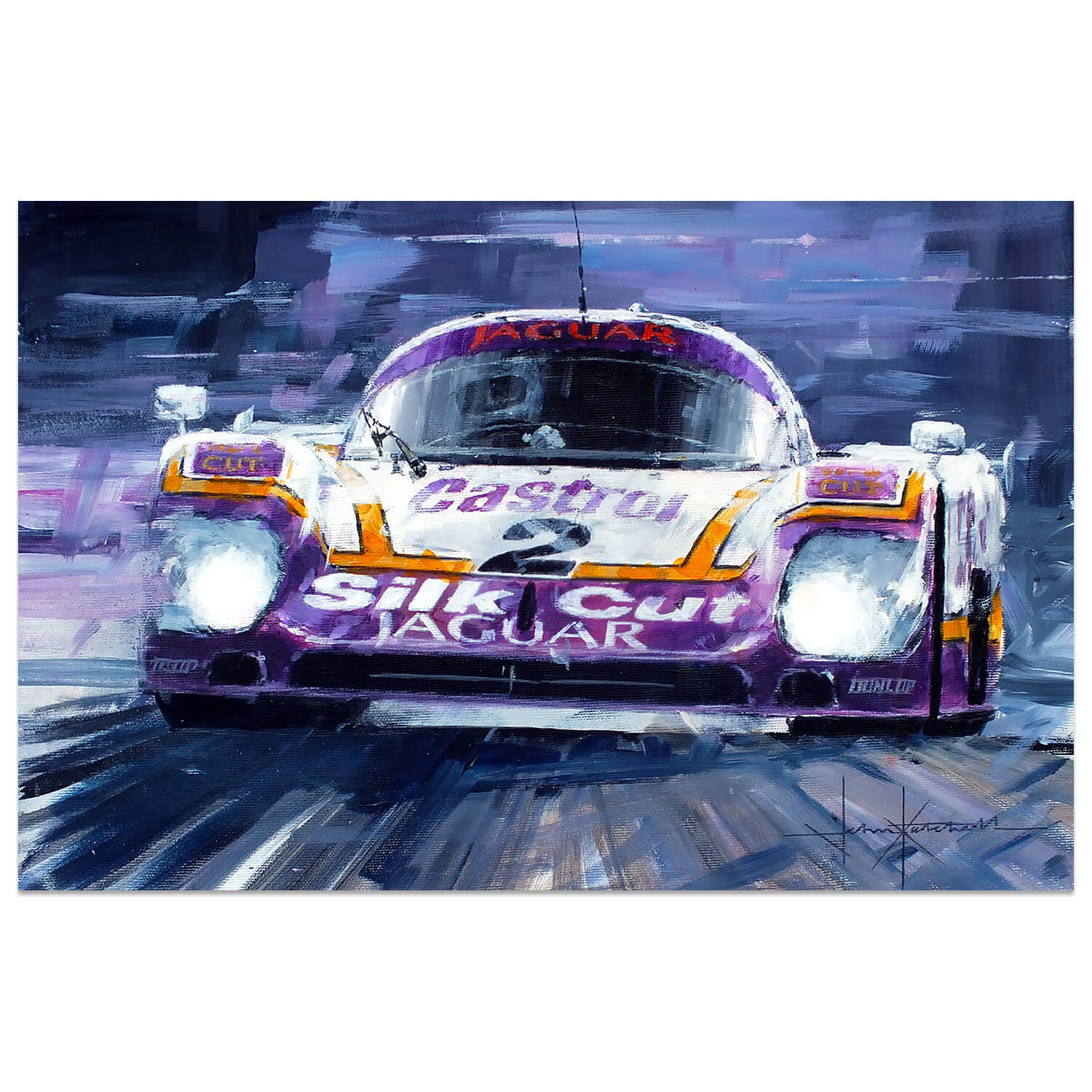 Race to Remember | Jaguar XJR-9 | 1988 | Le Mans | Artwork
