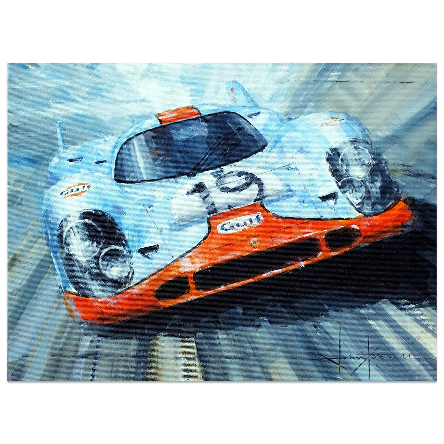 Just a Second | Porsche 917K | 1971 | Le Mans | Artwork