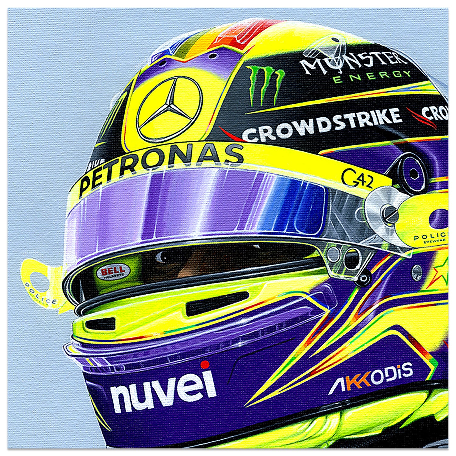 Gladiator | Lewis Hamilton | Mercedes F1 | Artwork