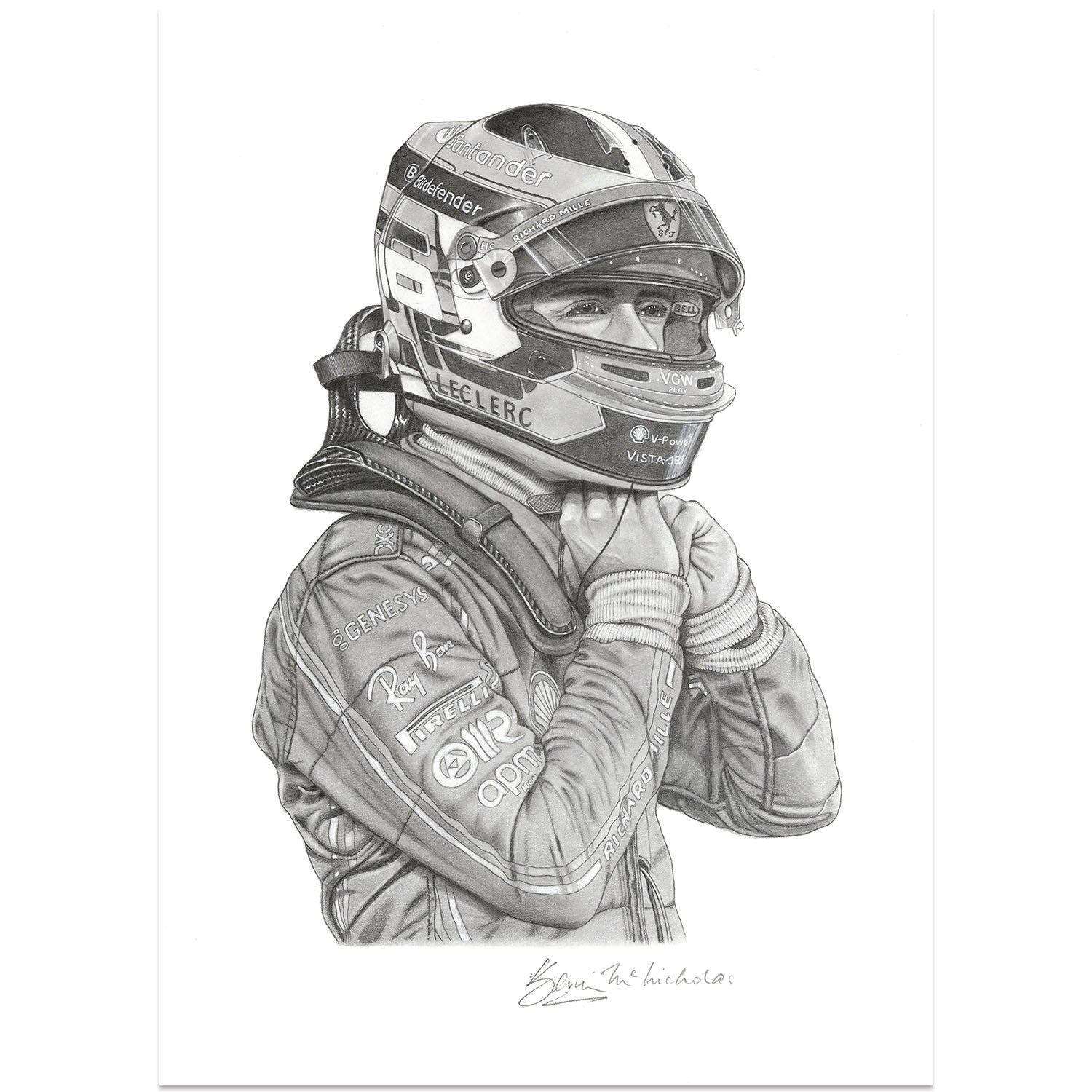 Charles | Charles Leclerc | Ferrari | Artwork