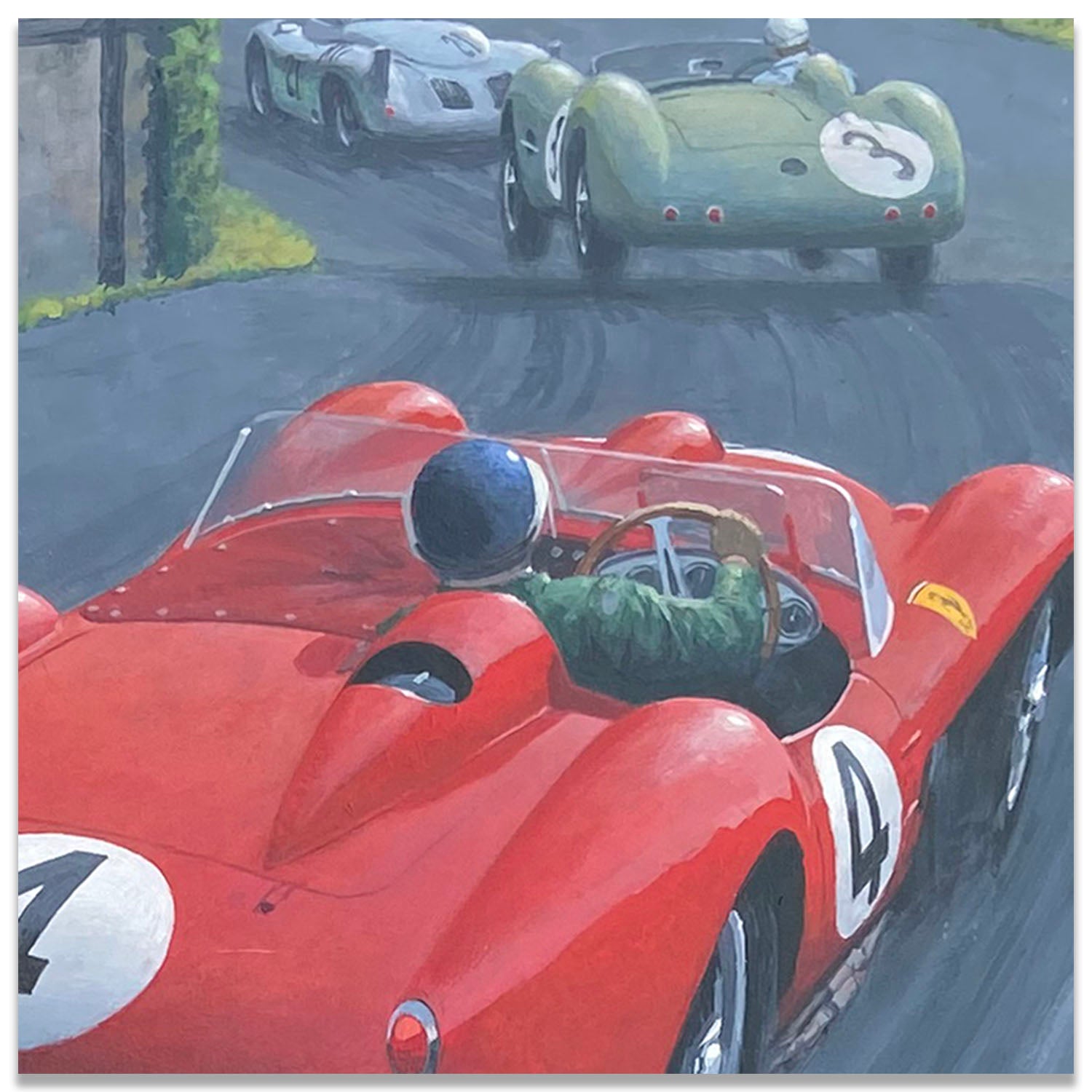 Jumping at the Ring | Nurburgring 1000km 1958 | Hawthorn | Original Art