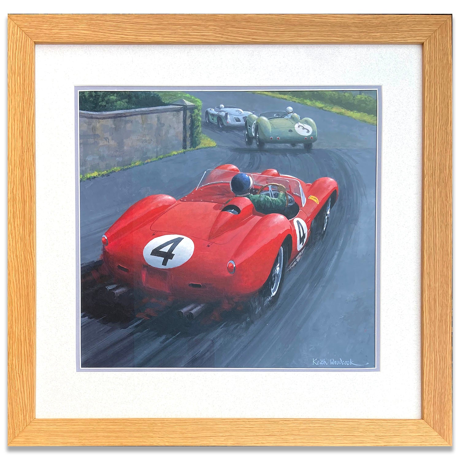 Jumping at the Ring | Nurburgring 1000km 1958 | Hawthorn | Original Art