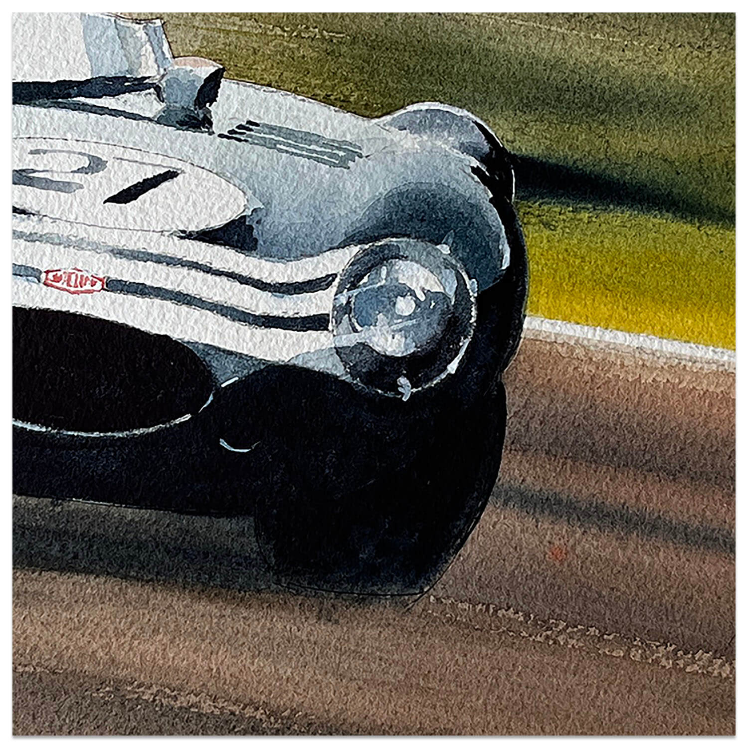 You Blokes don't know a drift when you see one! | Ron Flockhart | D-Type Jaguar | Artwork